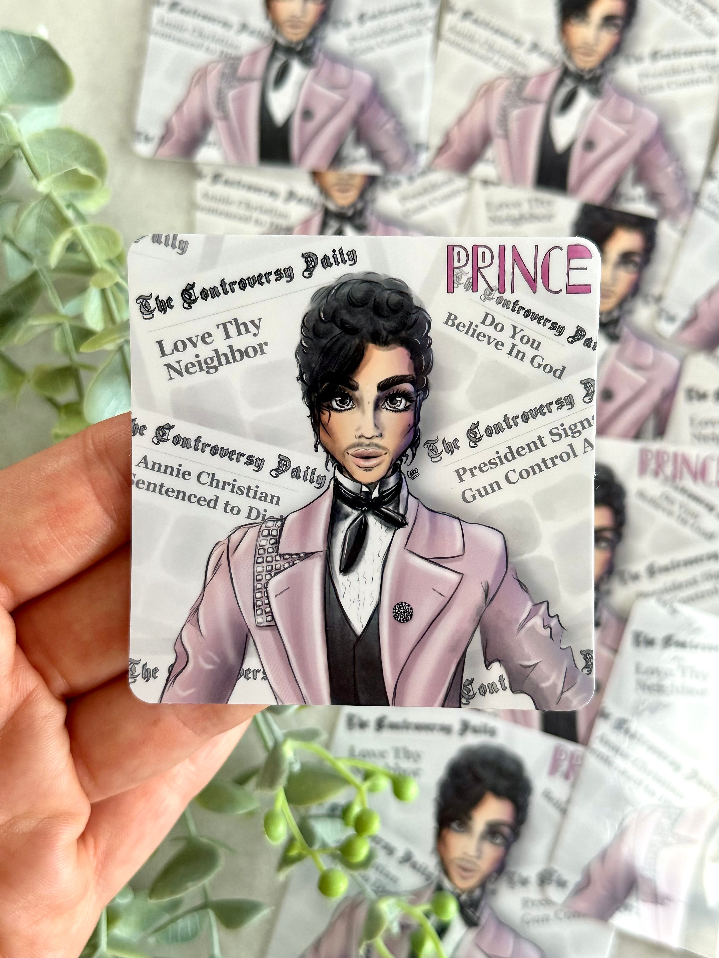 "Am I Straight or Gay?" Prince Inspired Sticker