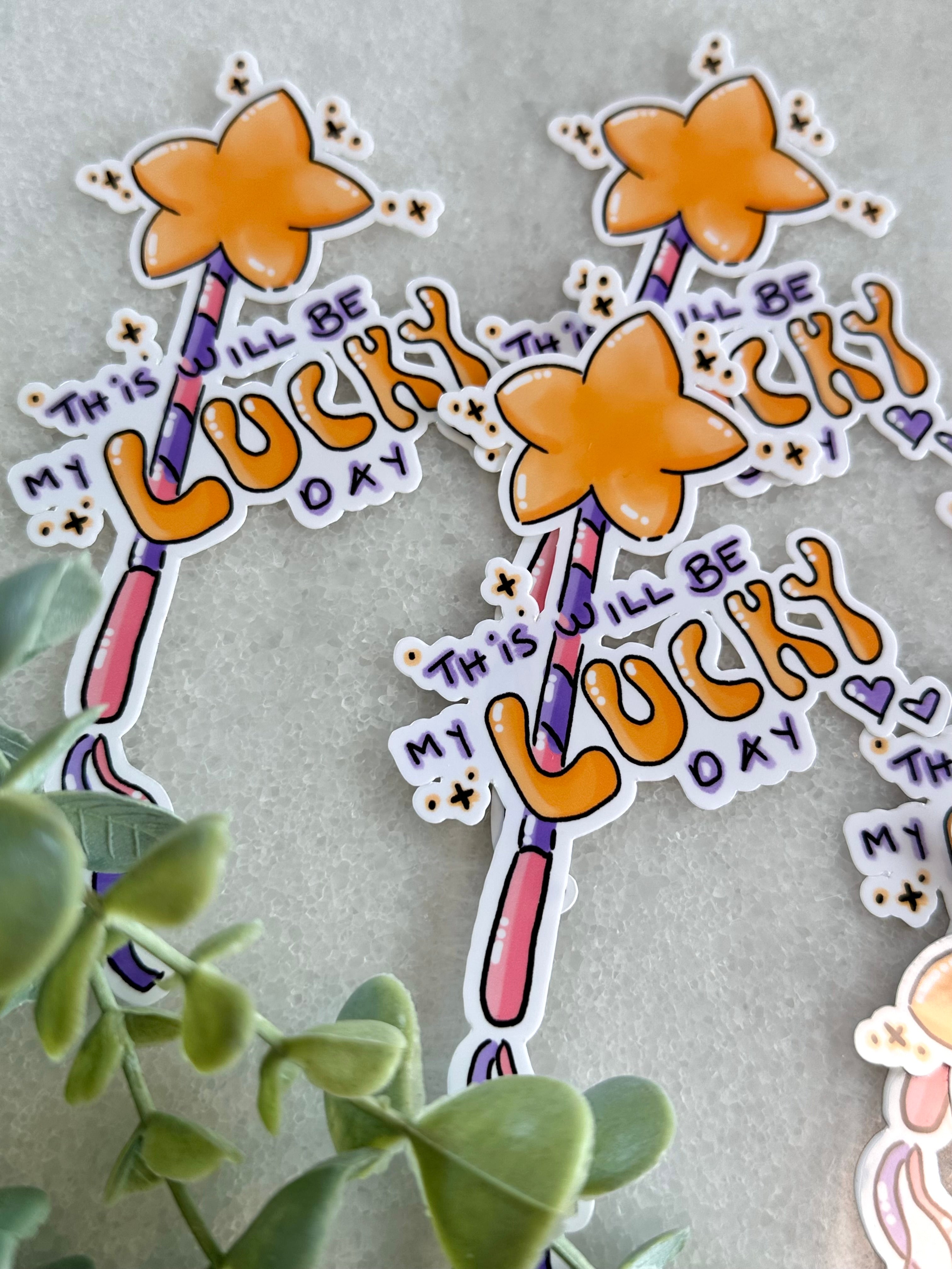 "My Lucky Day" Mental Health Sticker
