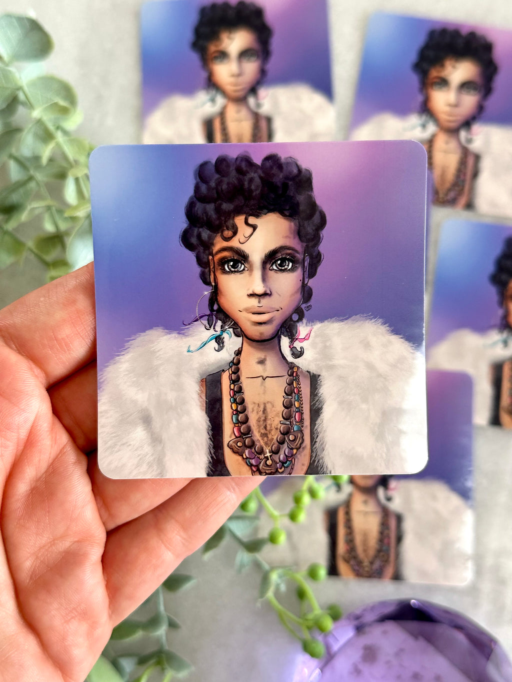 "Would U Let Me Dress You?" Prince Inspired Sticker