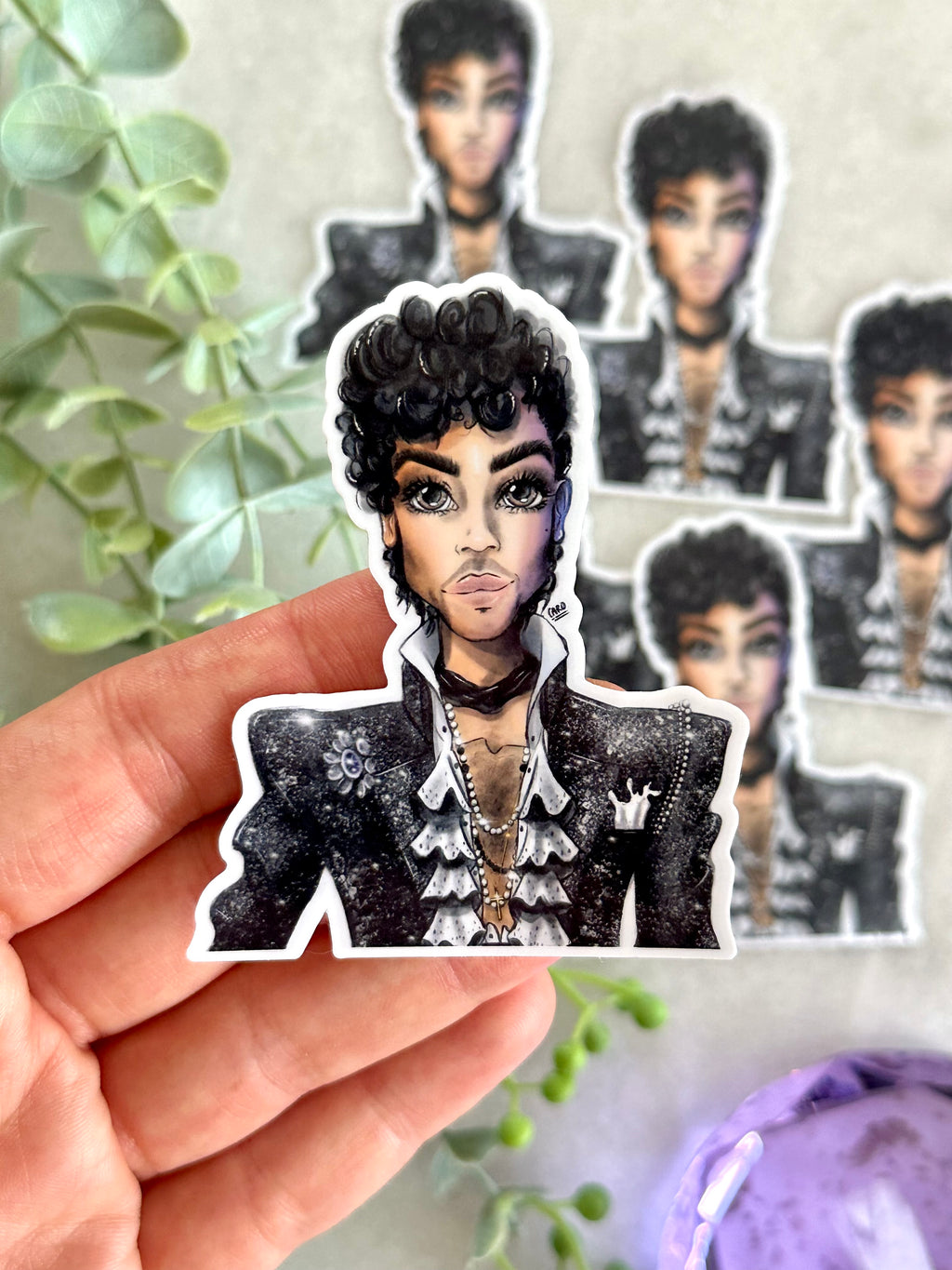 "How Come.." Prince Inspired Sticker