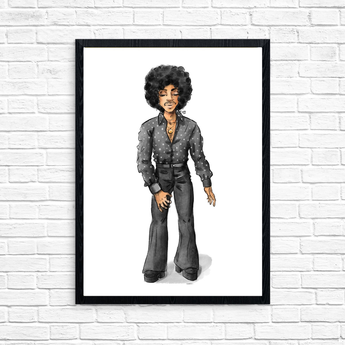 "For You Outfit Shirt" Prince Inspired Art Print