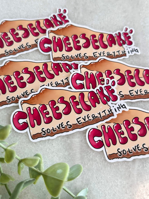 "Cheesecake" Sticker