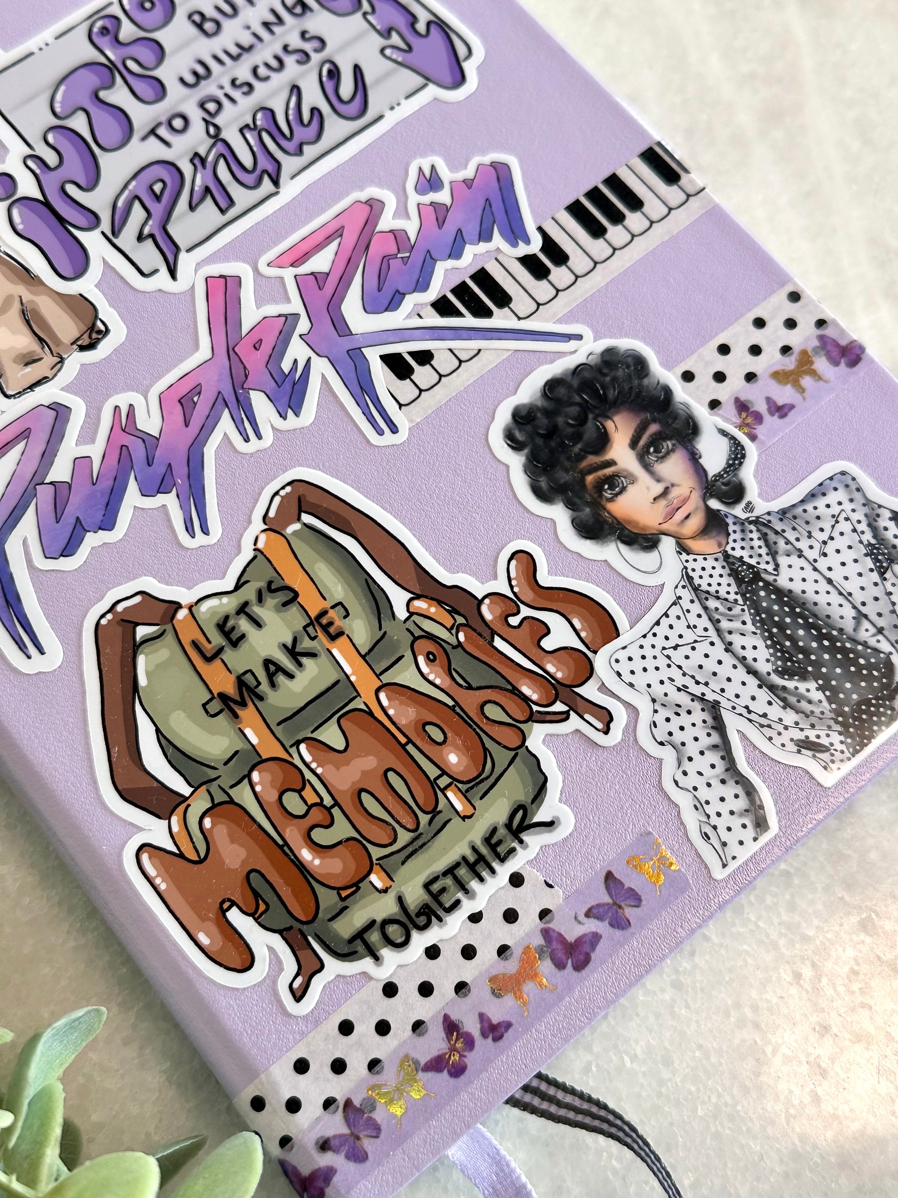 "I never meant to.." Prince Inspired Sticker