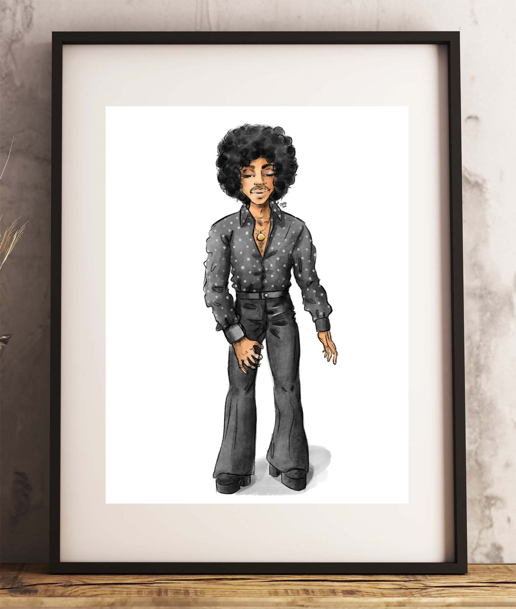 "For You Outfit Shirt" Prince Inspired Art Print