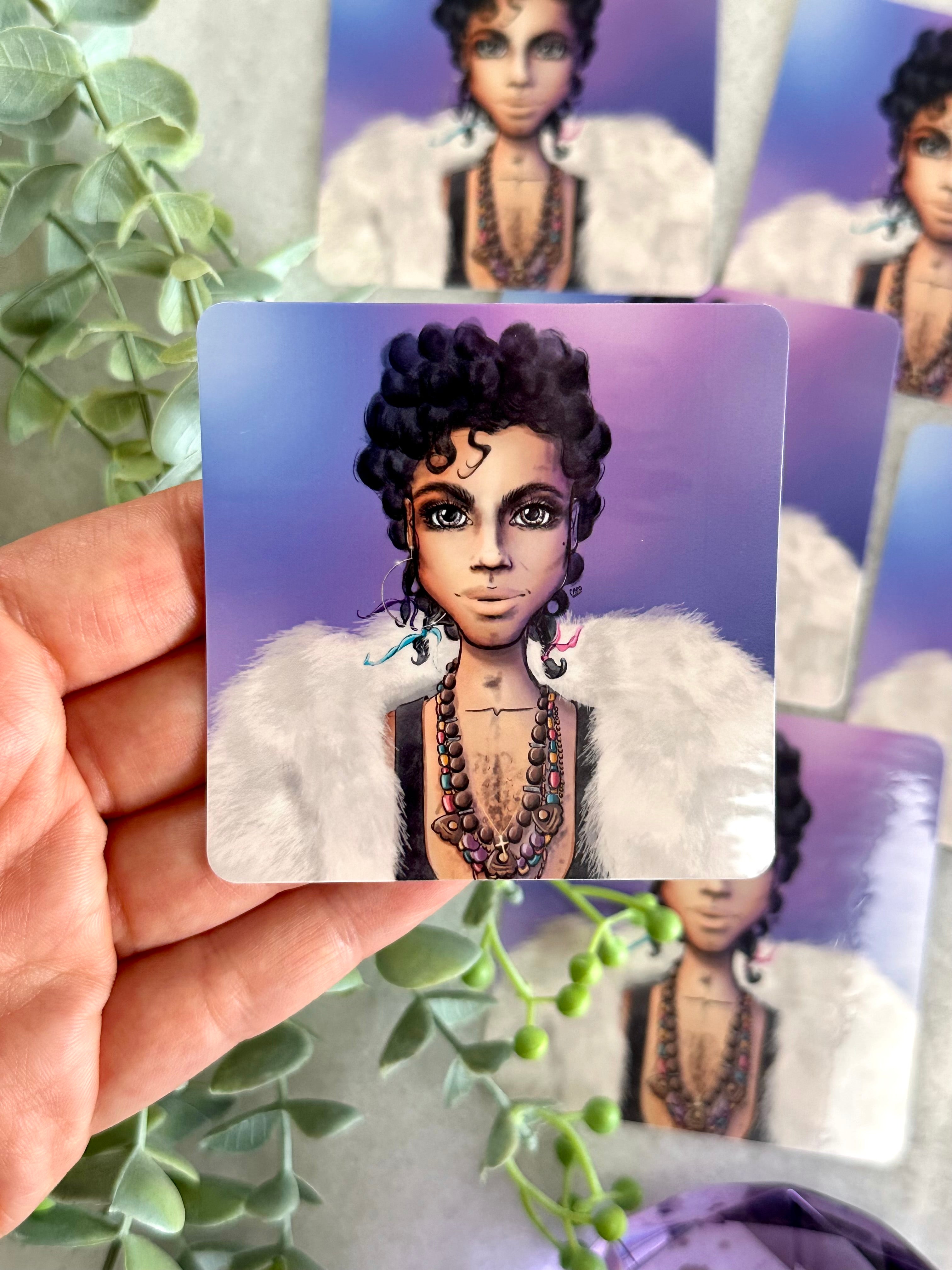 "Would U Let Me Dress You?" Prince Inspired Sticker
