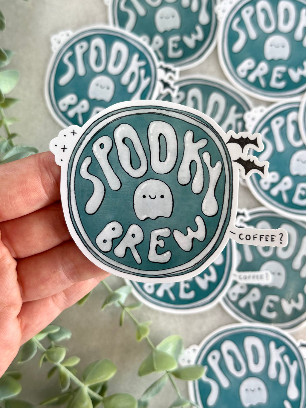 "Spooky Brew" Sticker
