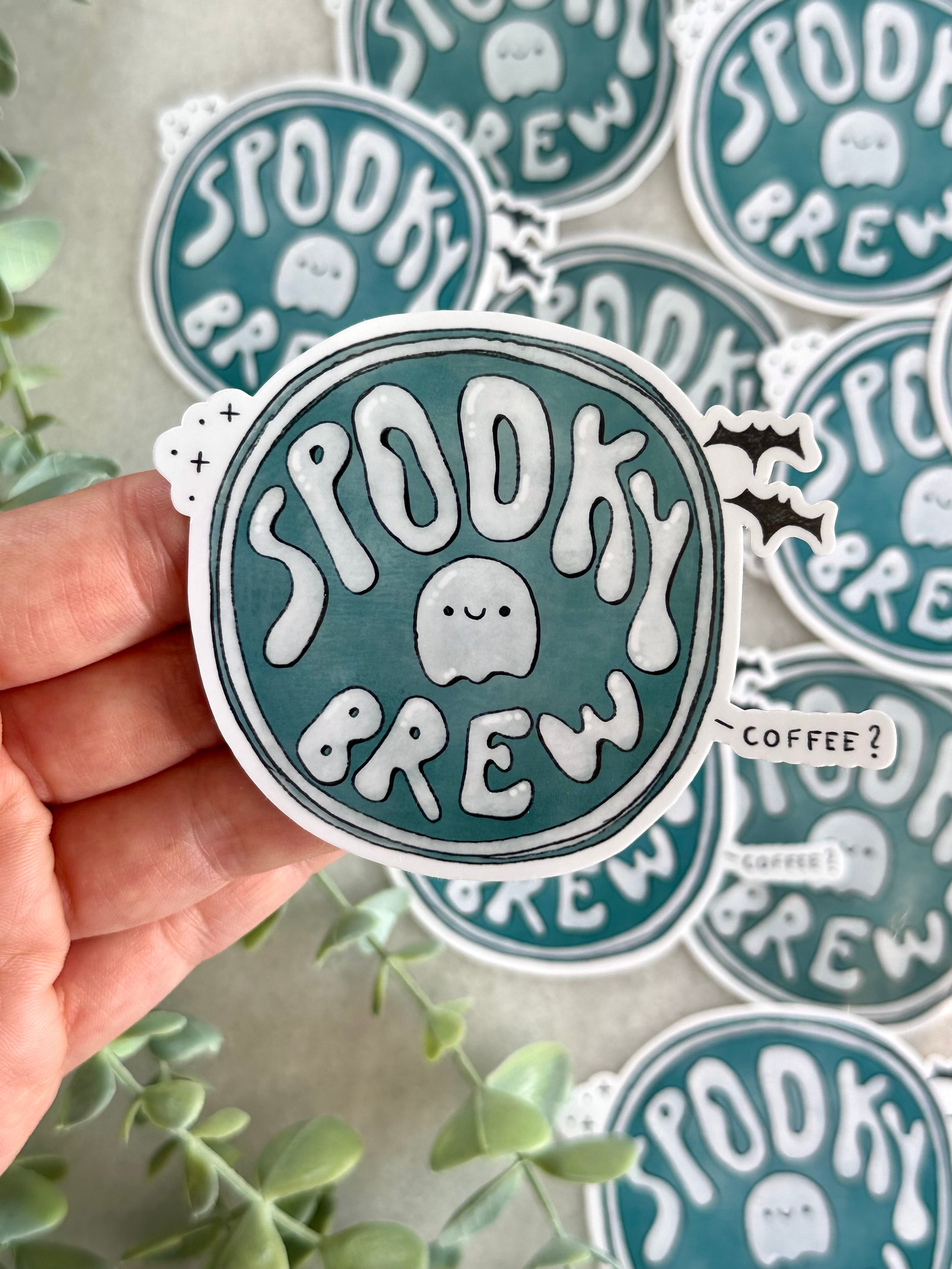 "Spooky Brew" Sticker