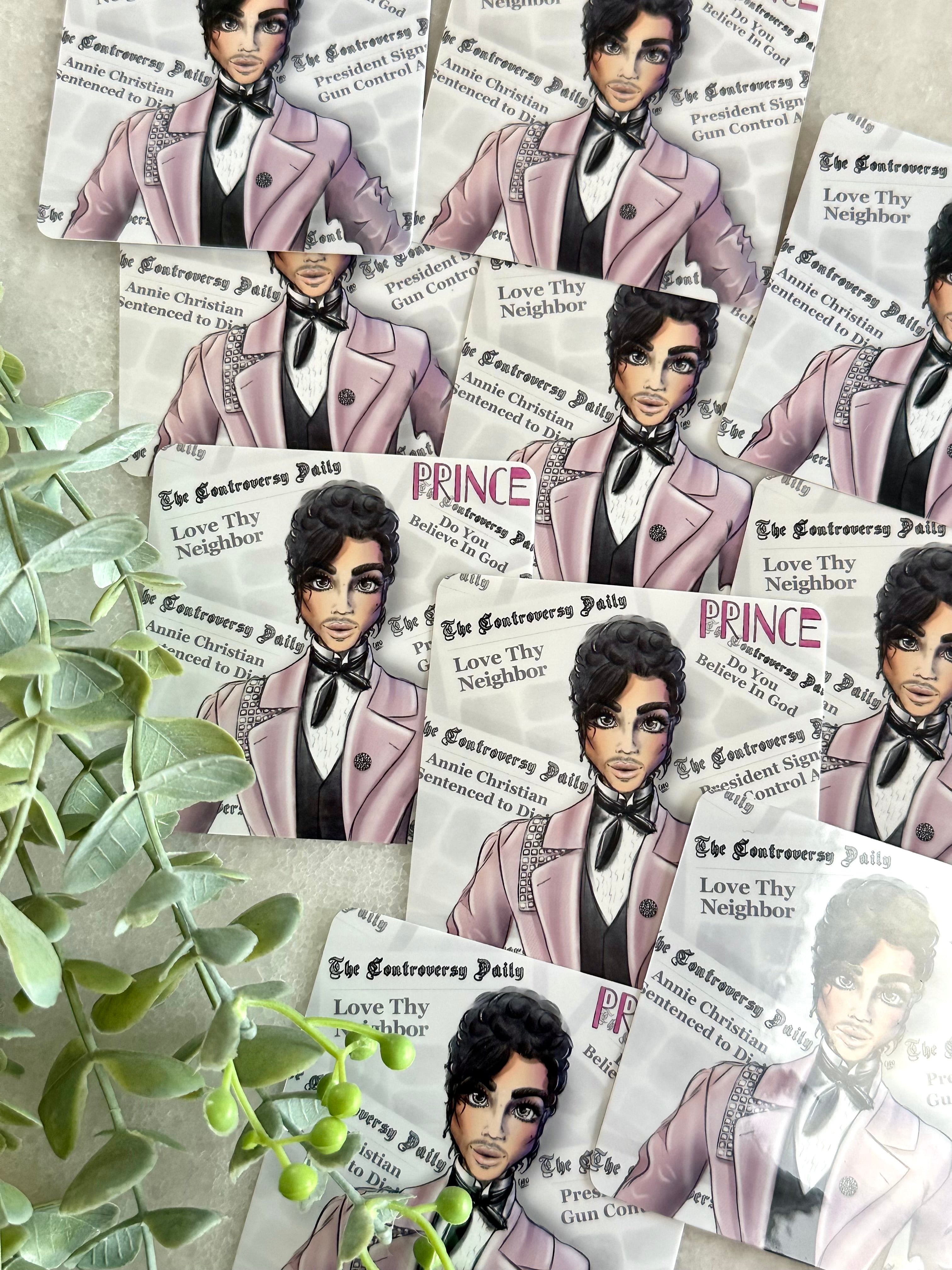 "Am I Straight or Gay?" Prince Inspired Sticker