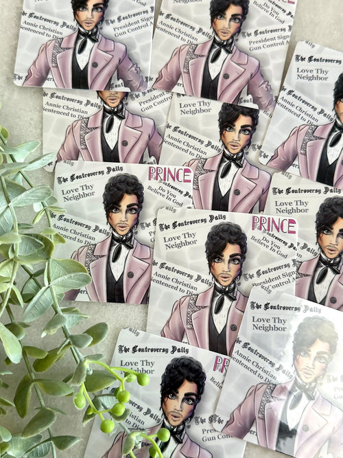 "Am I Straight or Gay?" Prince Inspired Sticker