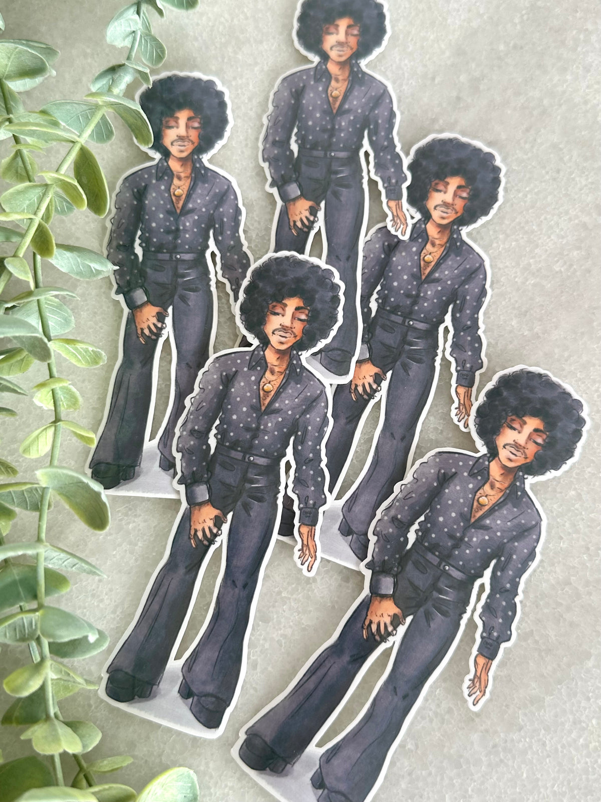 "Dancing Close & Slow" Prince Inspired Sticker