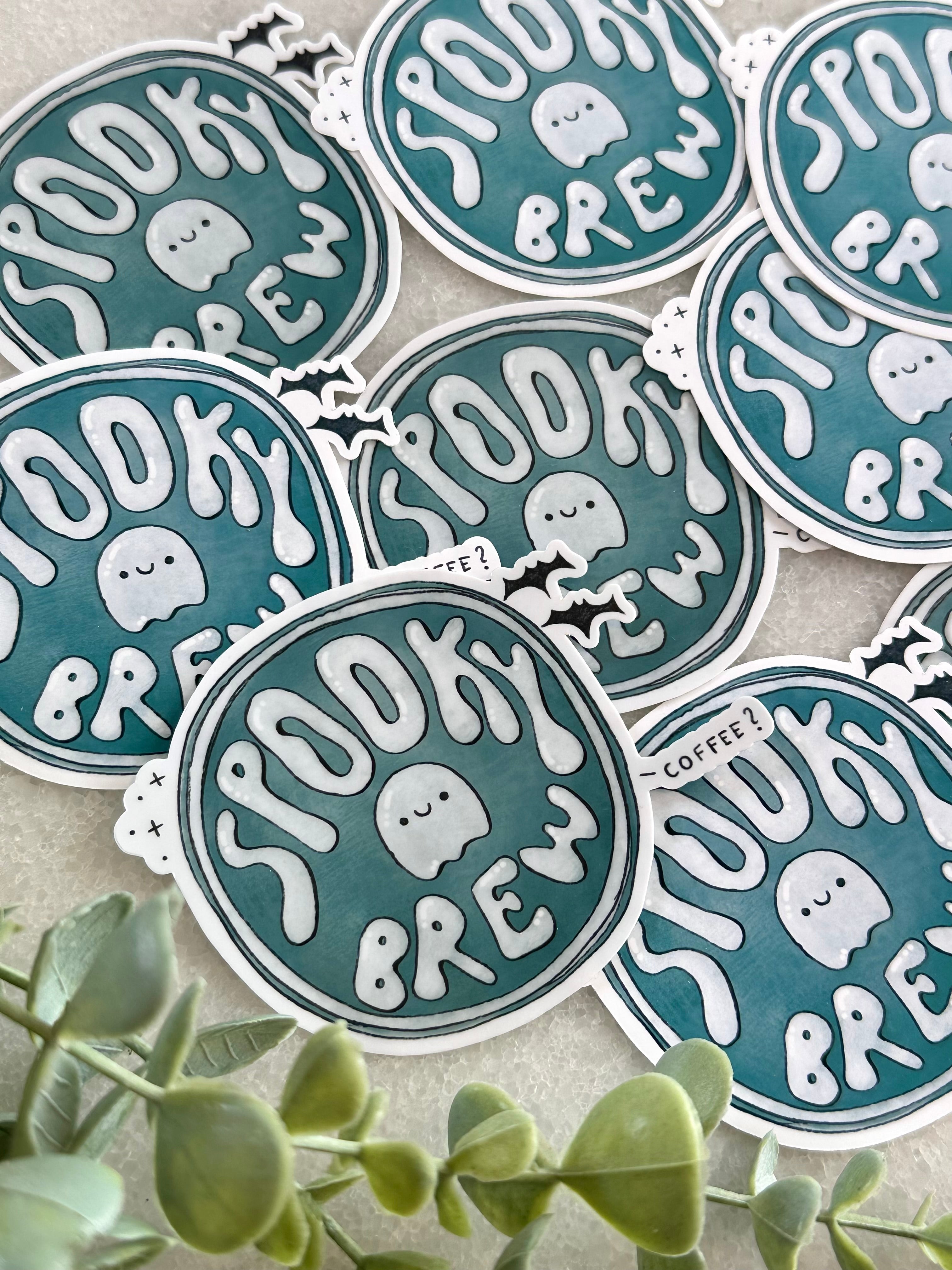 "Spooky Brew" Sticker
