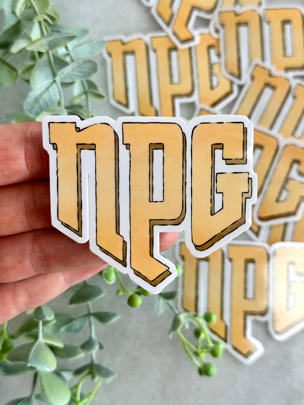 "Nothing Can Stop The.." Prince Inspired Sticker