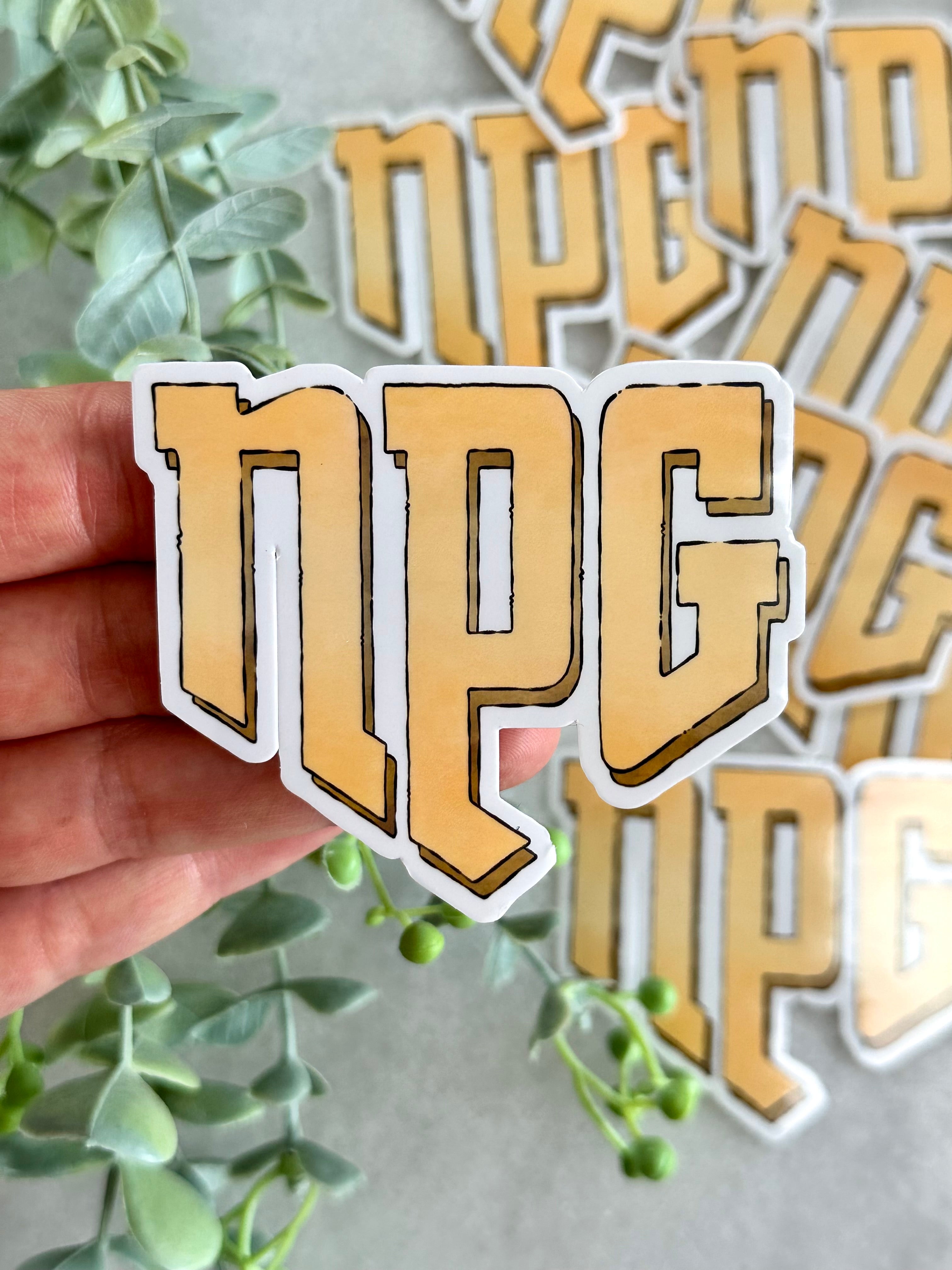 "Nothing Can Stop The.." Prince Inspired Sticker