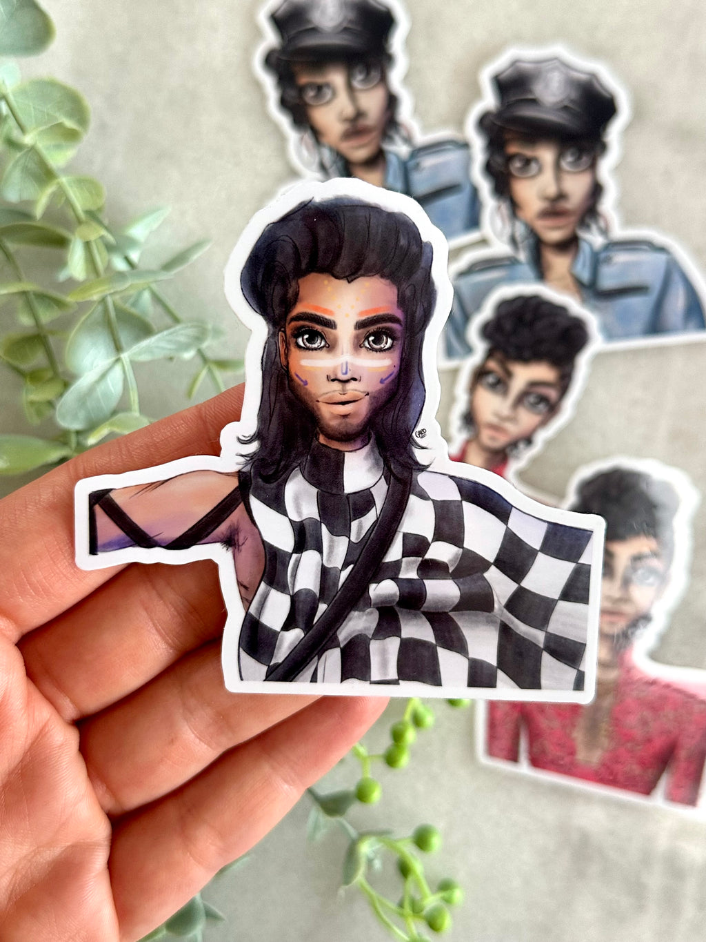 "Looking 4 a Shy Angel" Prince Inspired Sticker
