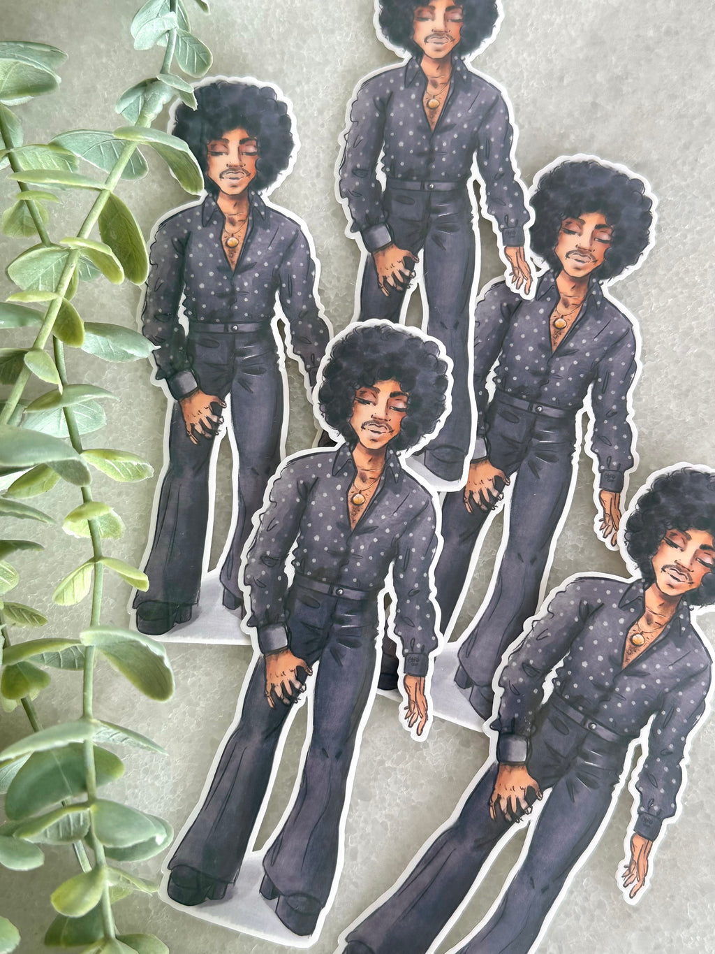 "Dancing Close & Slow" Prince Inspired Sticker