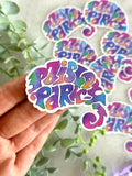 ".. Is in your heart" Prince Inspired Sticker