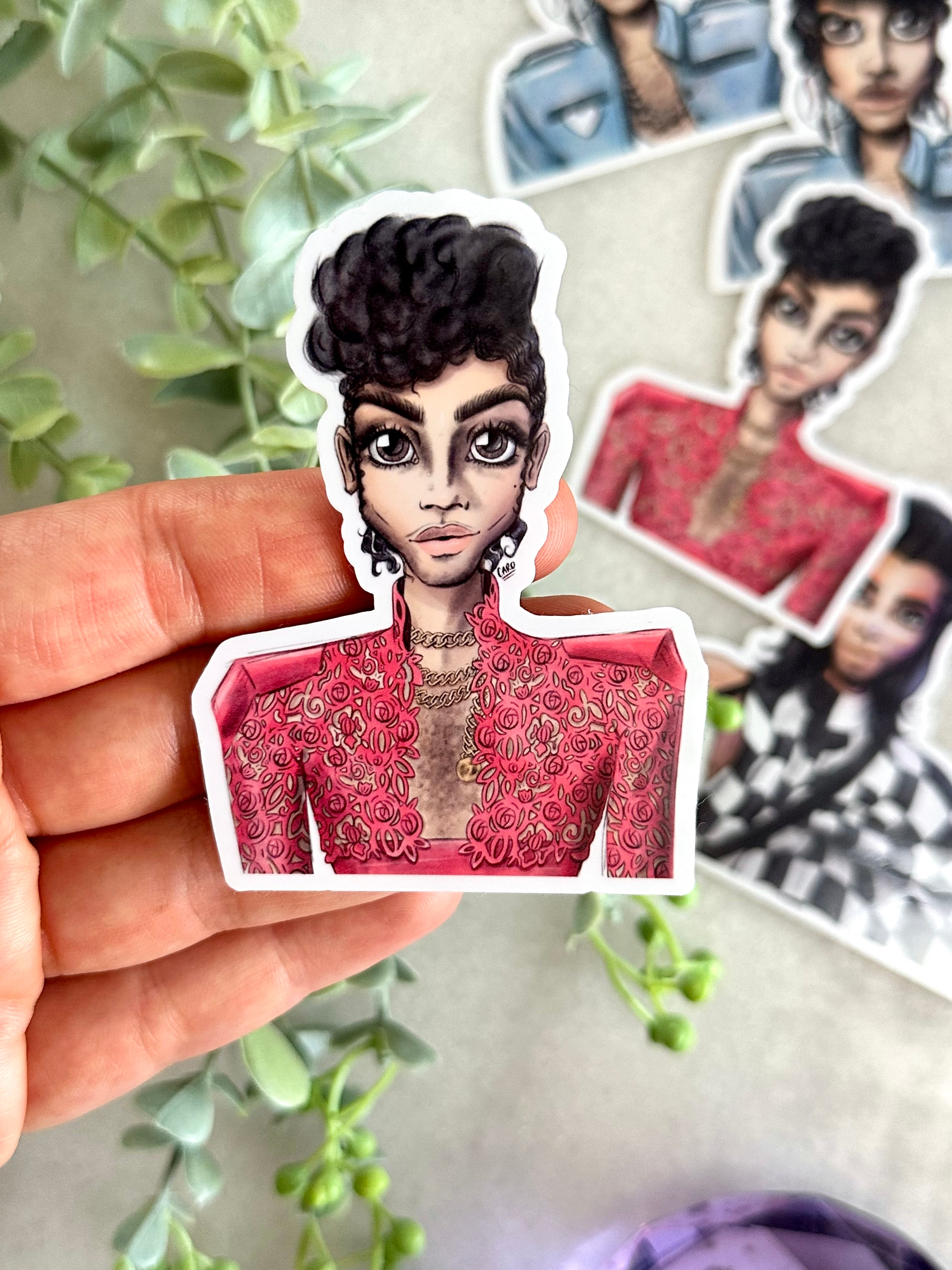 "Love Me 2 The.." Prince Inspired Sticker