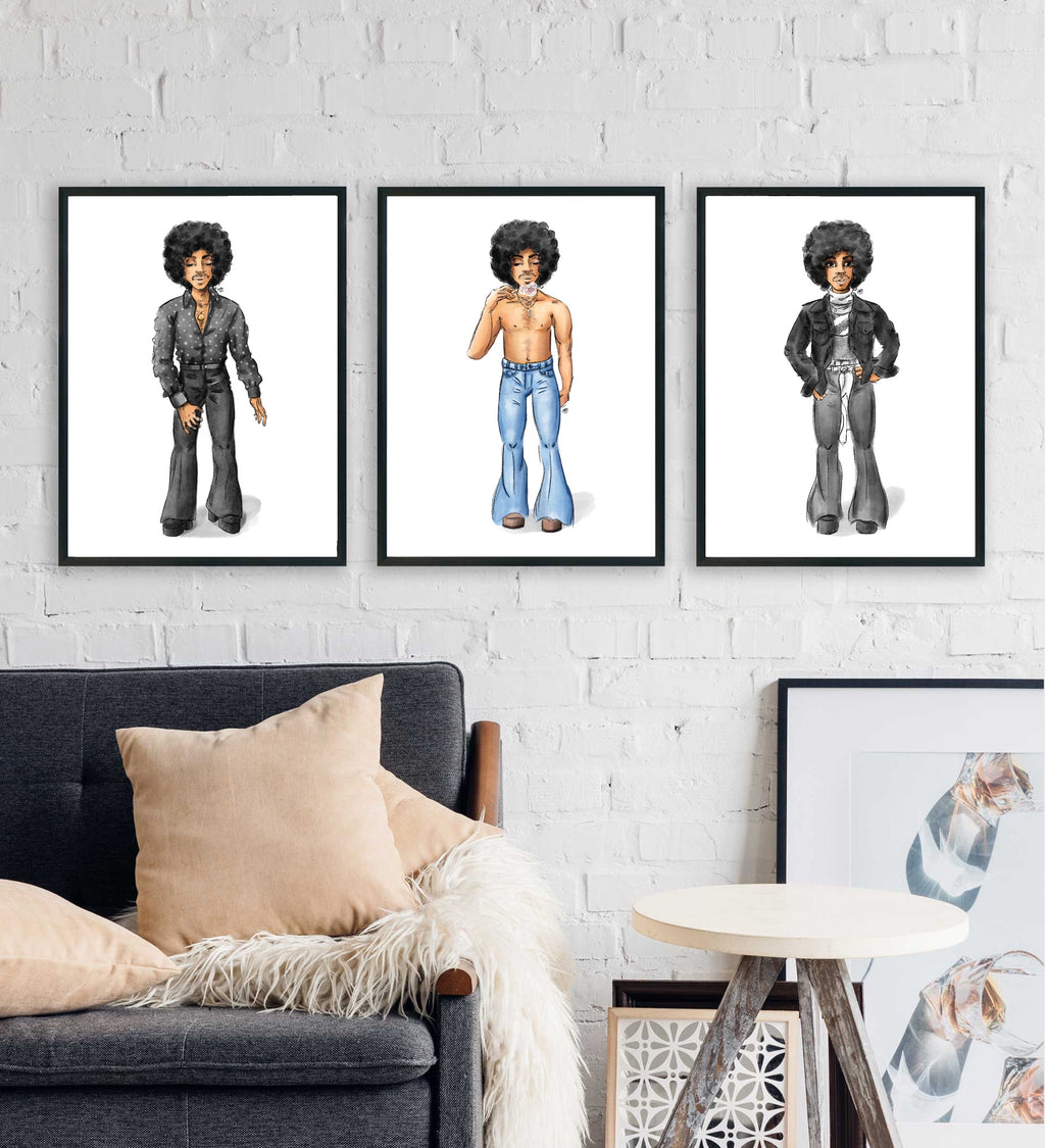 "For You Outfit Jeans" Prince Inspired Art Print