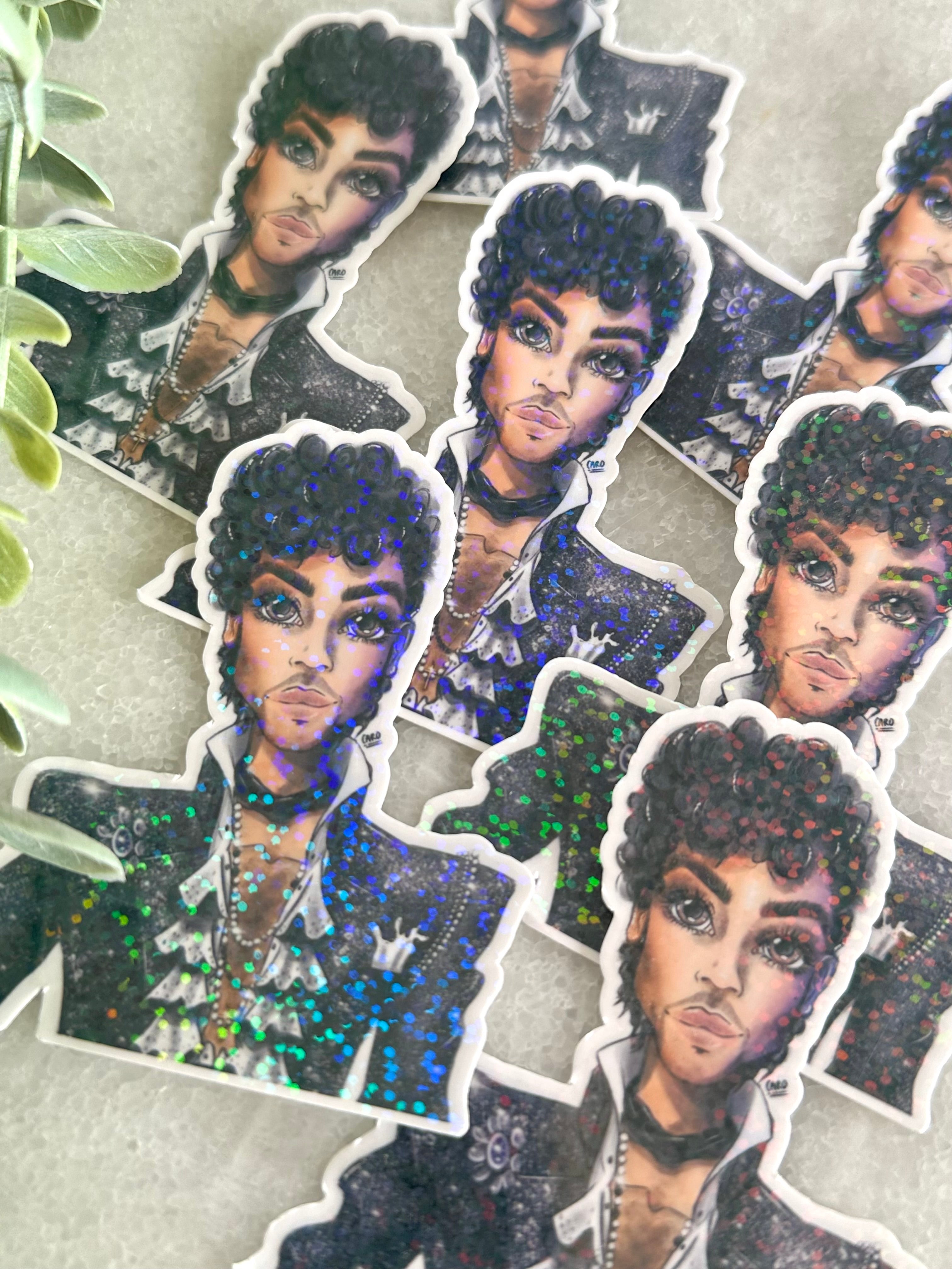"How Come.." Holographic Prince Inspired Sticker