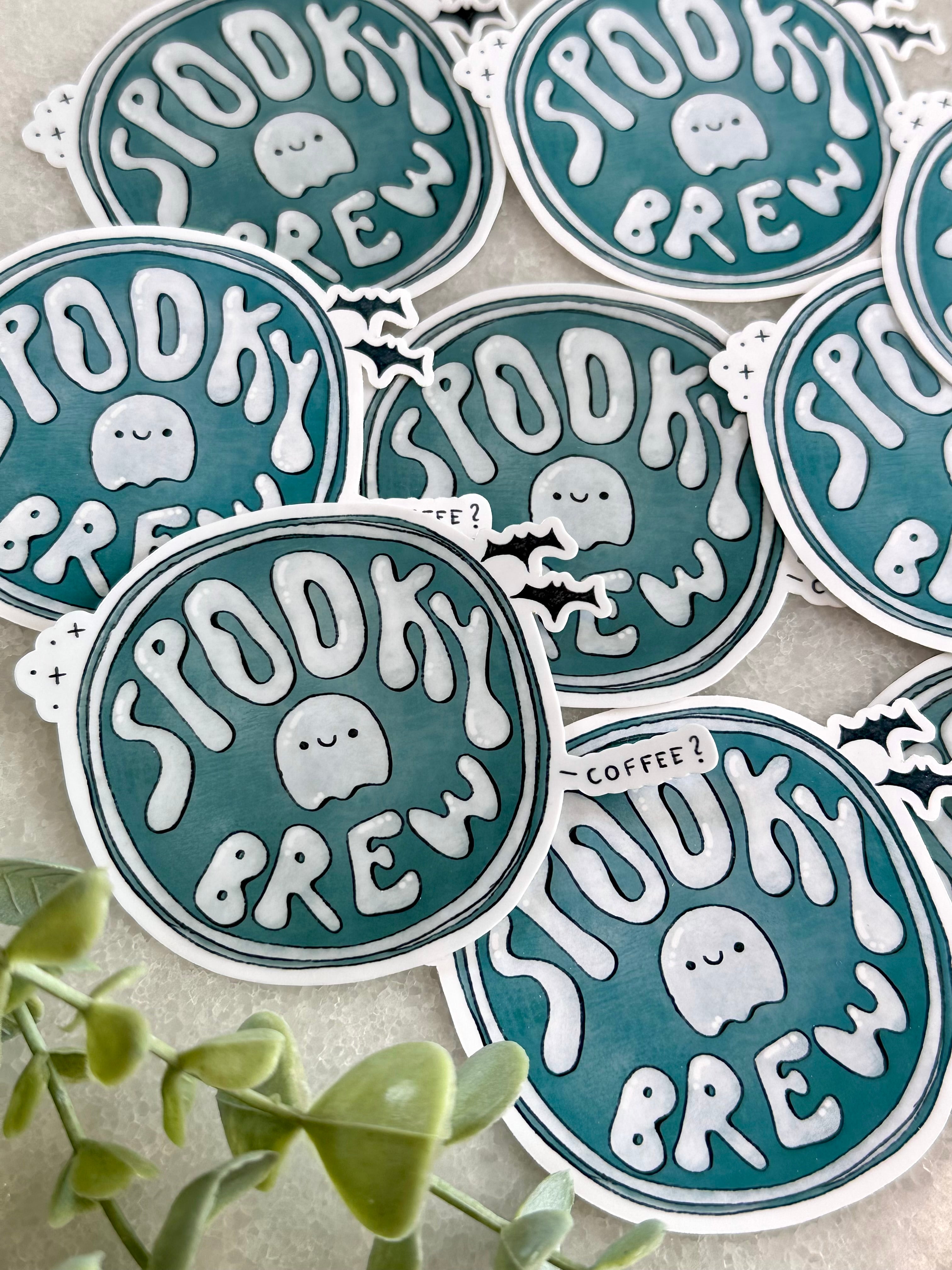 "Spooky Brew" Sticker
