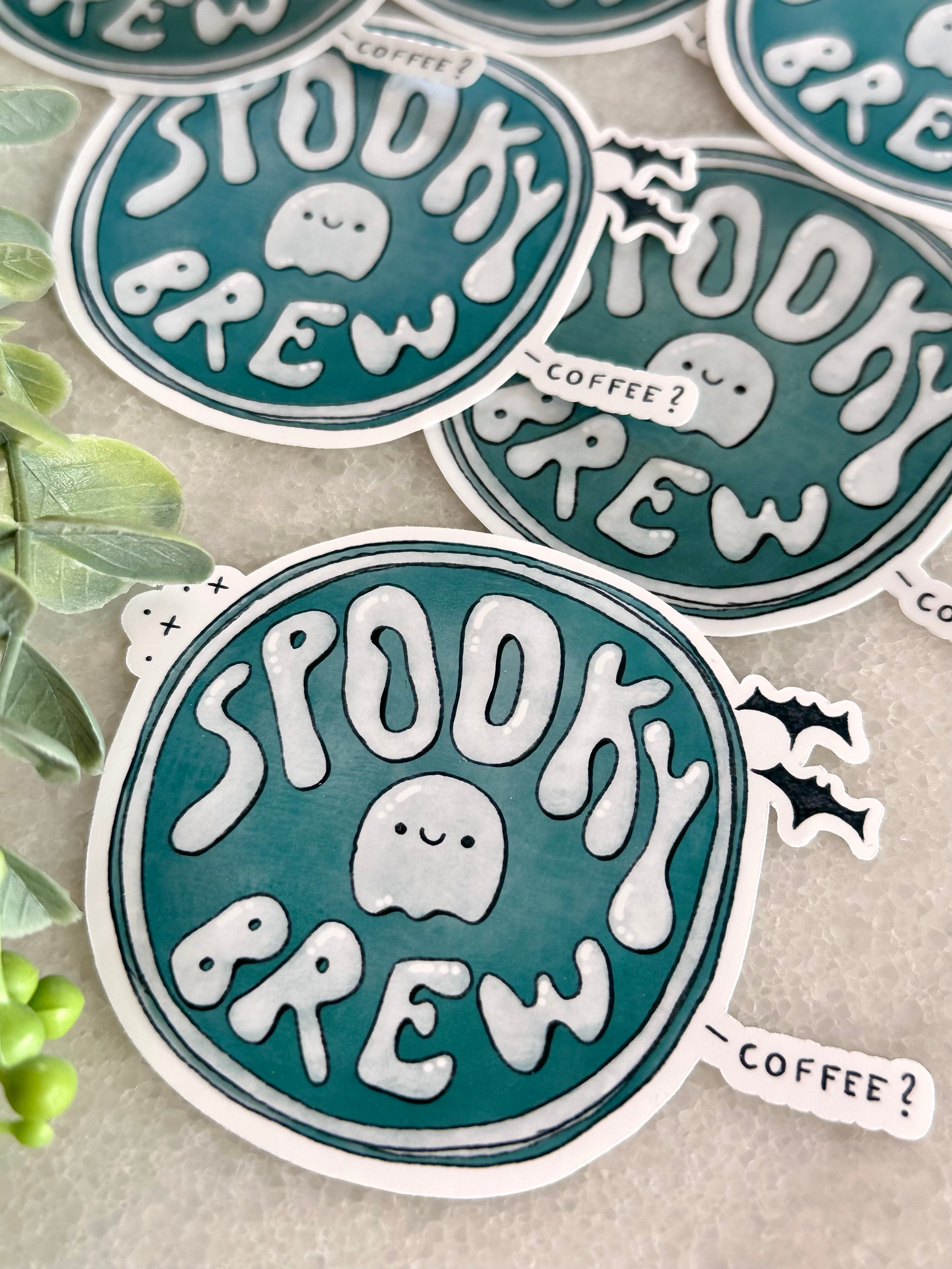 "Spooky Brew" Sticker