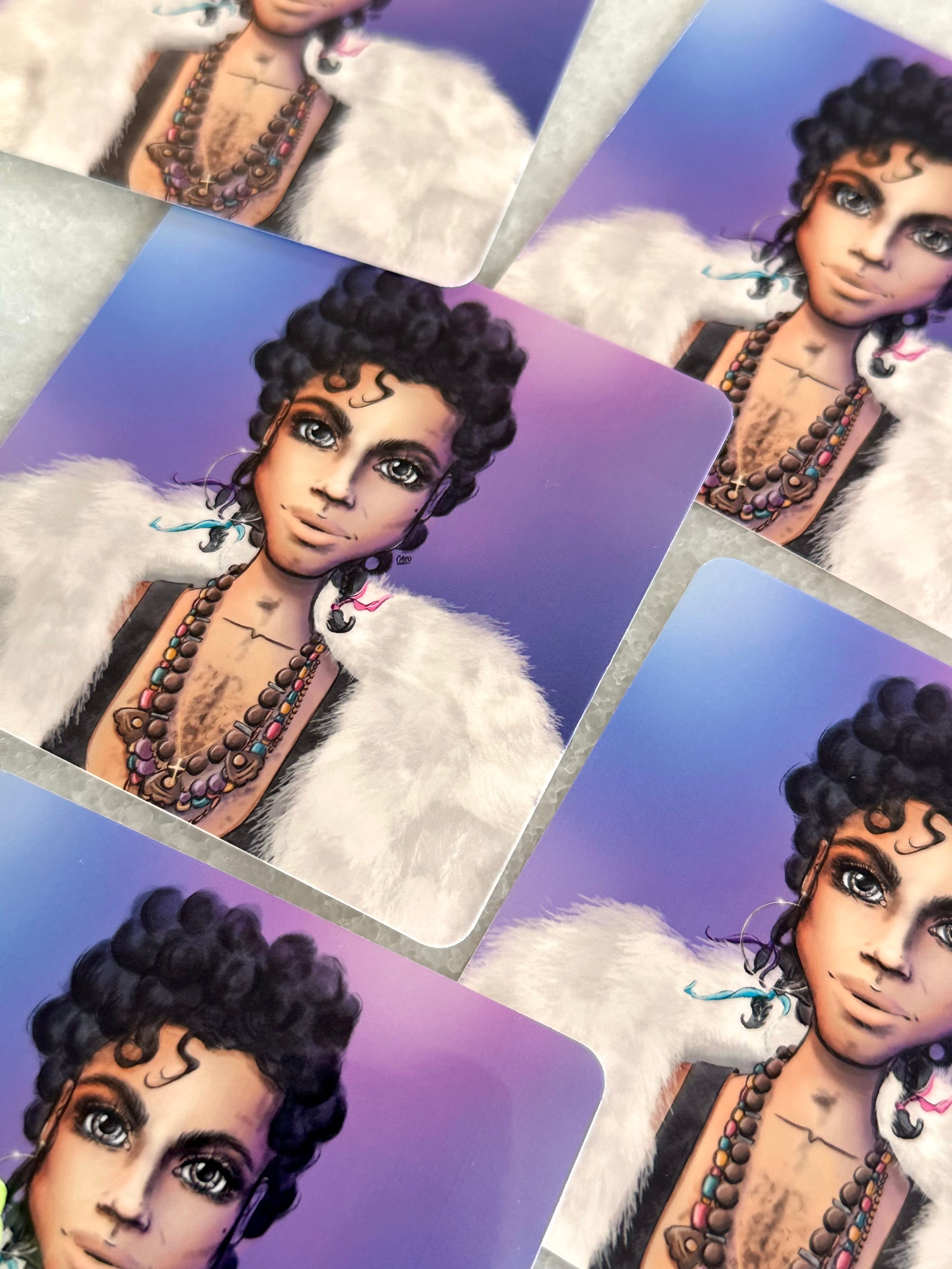 "Would U Let Me Dress You?" Prince Inspired Sticker