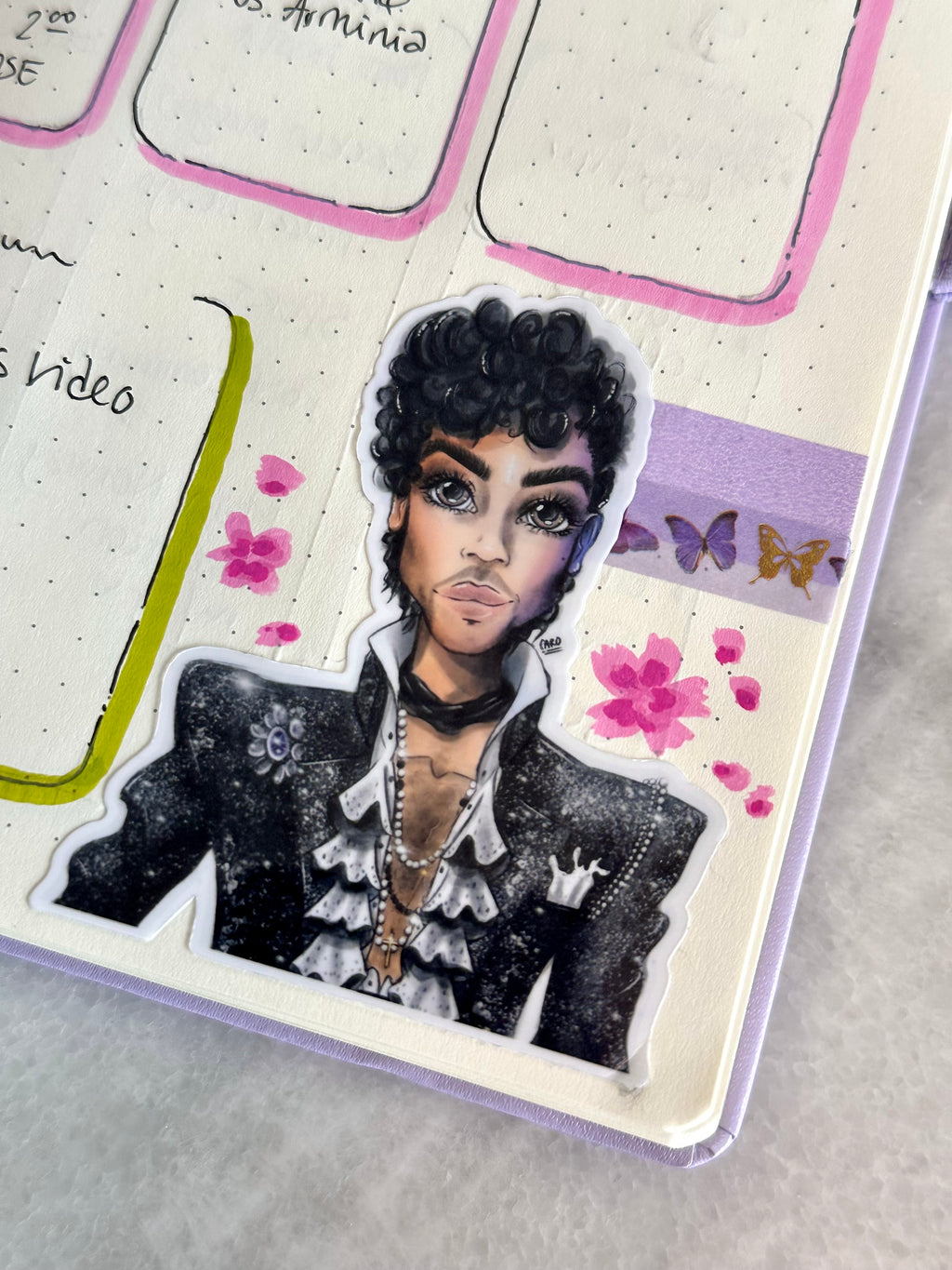 "How Come.." Prince Inspired Sticker