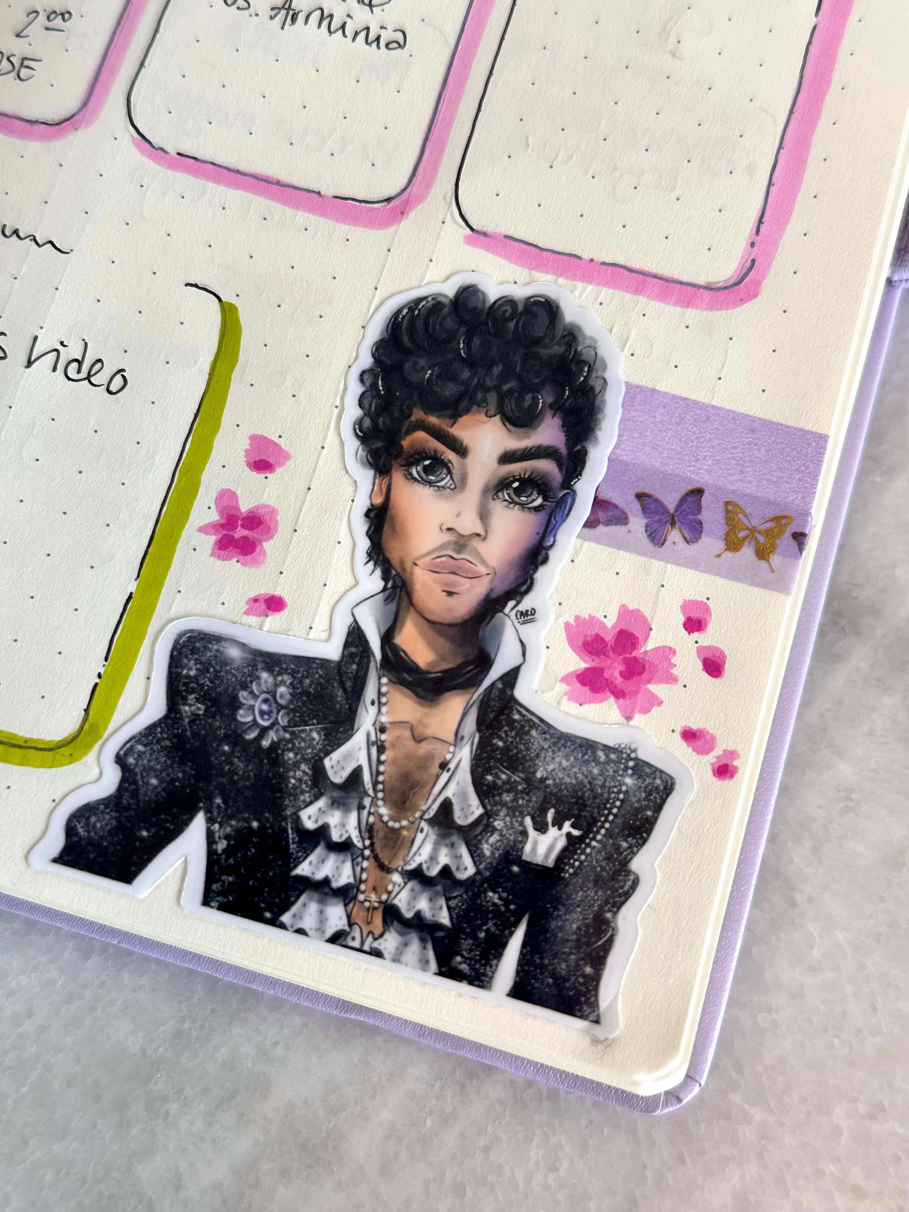 "How Come.." Prince Inspired Sticker