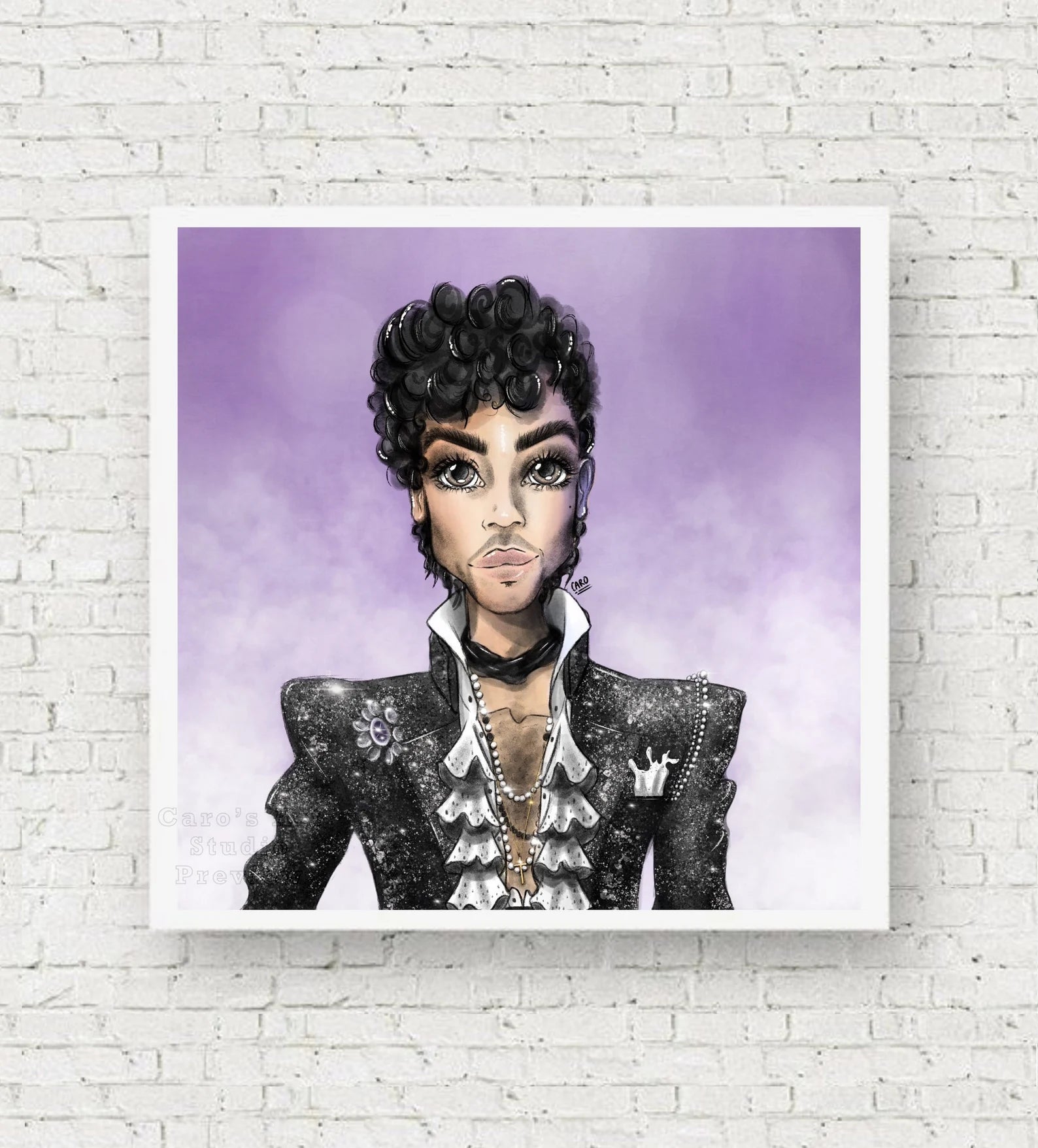 "How Come.." Prince Inspired Art Print