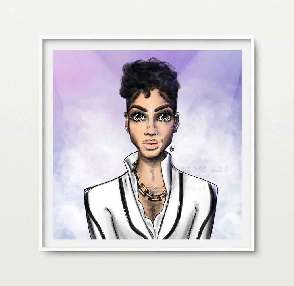 "W2A" Prince Inspired Art Print