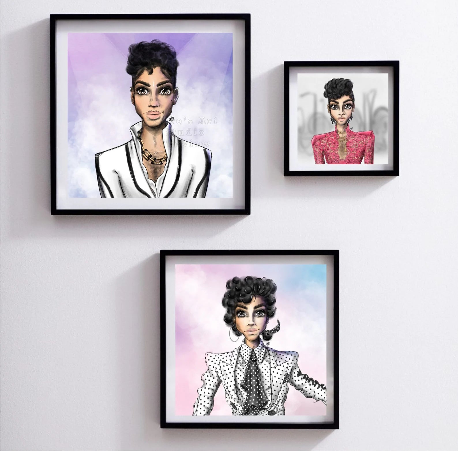 "W2A" Prince Inspired Art Print