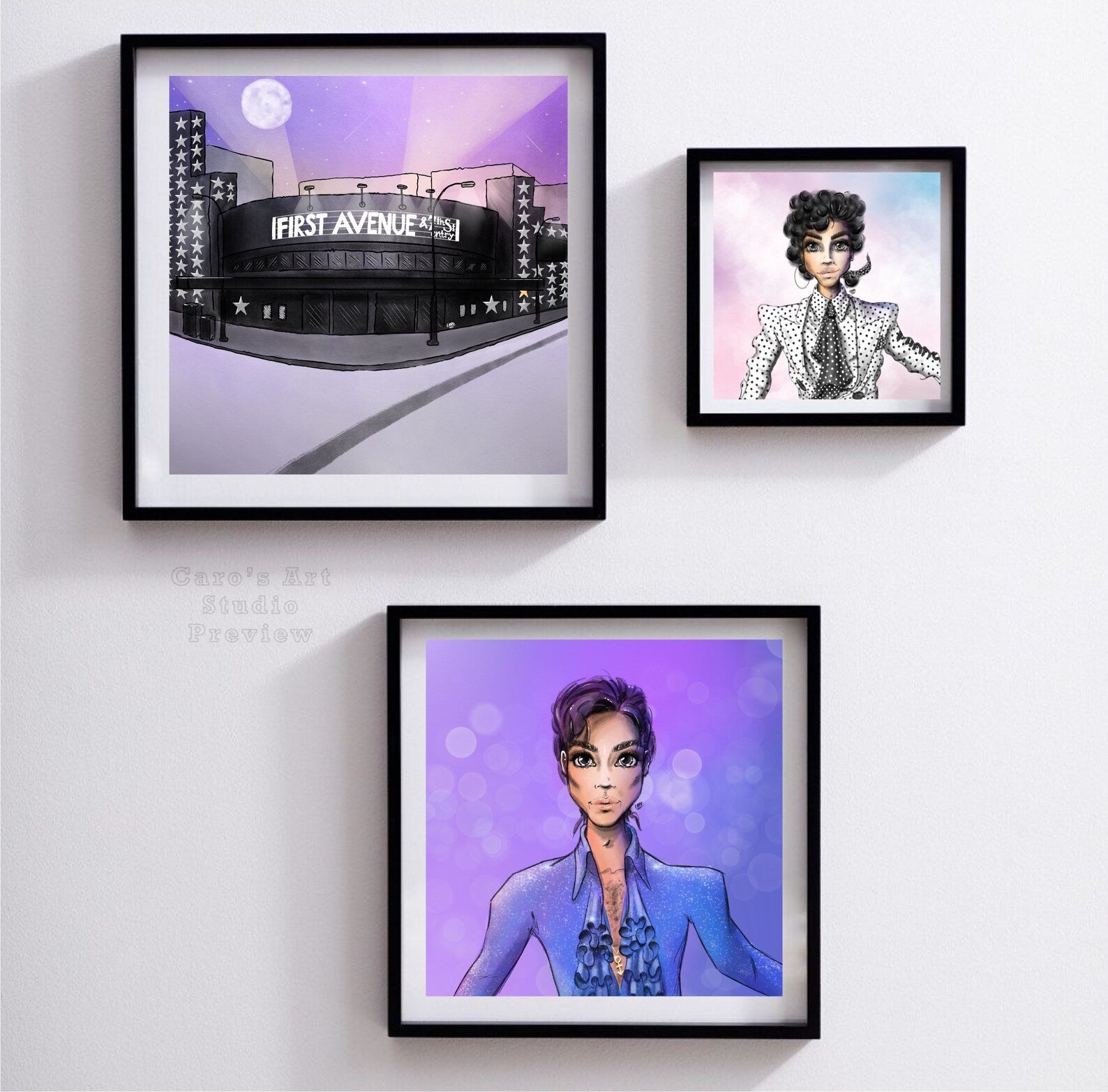 "First Avenue" Prince Inspired Art Print