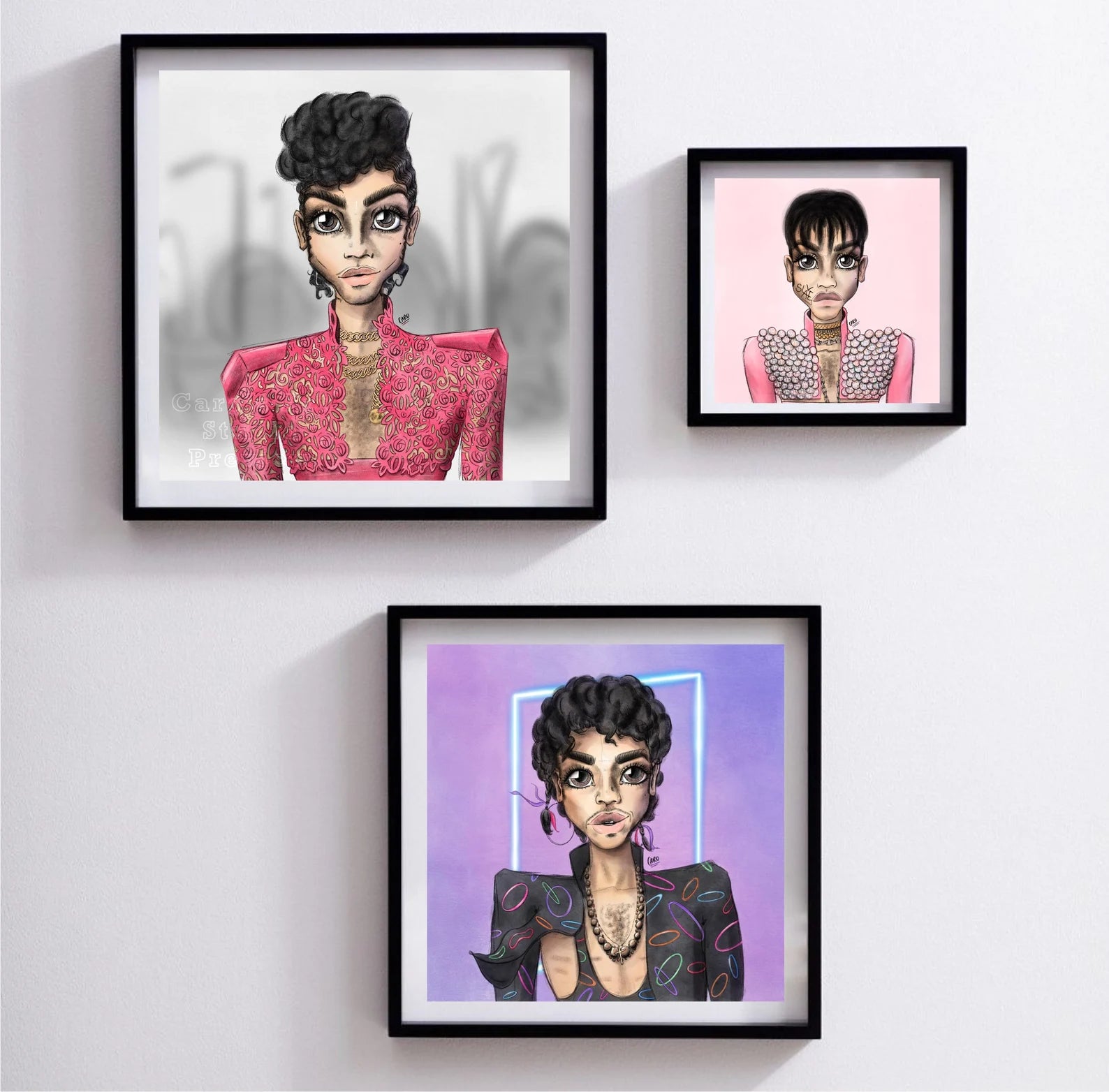 "Love Me 2 The.." Prince Inspired Art Print