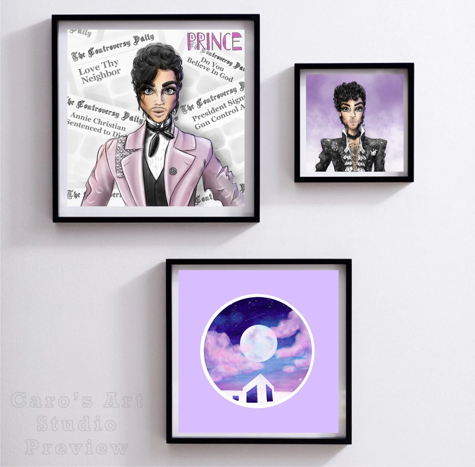 "Paisley Park" Prince Inspired Art Print