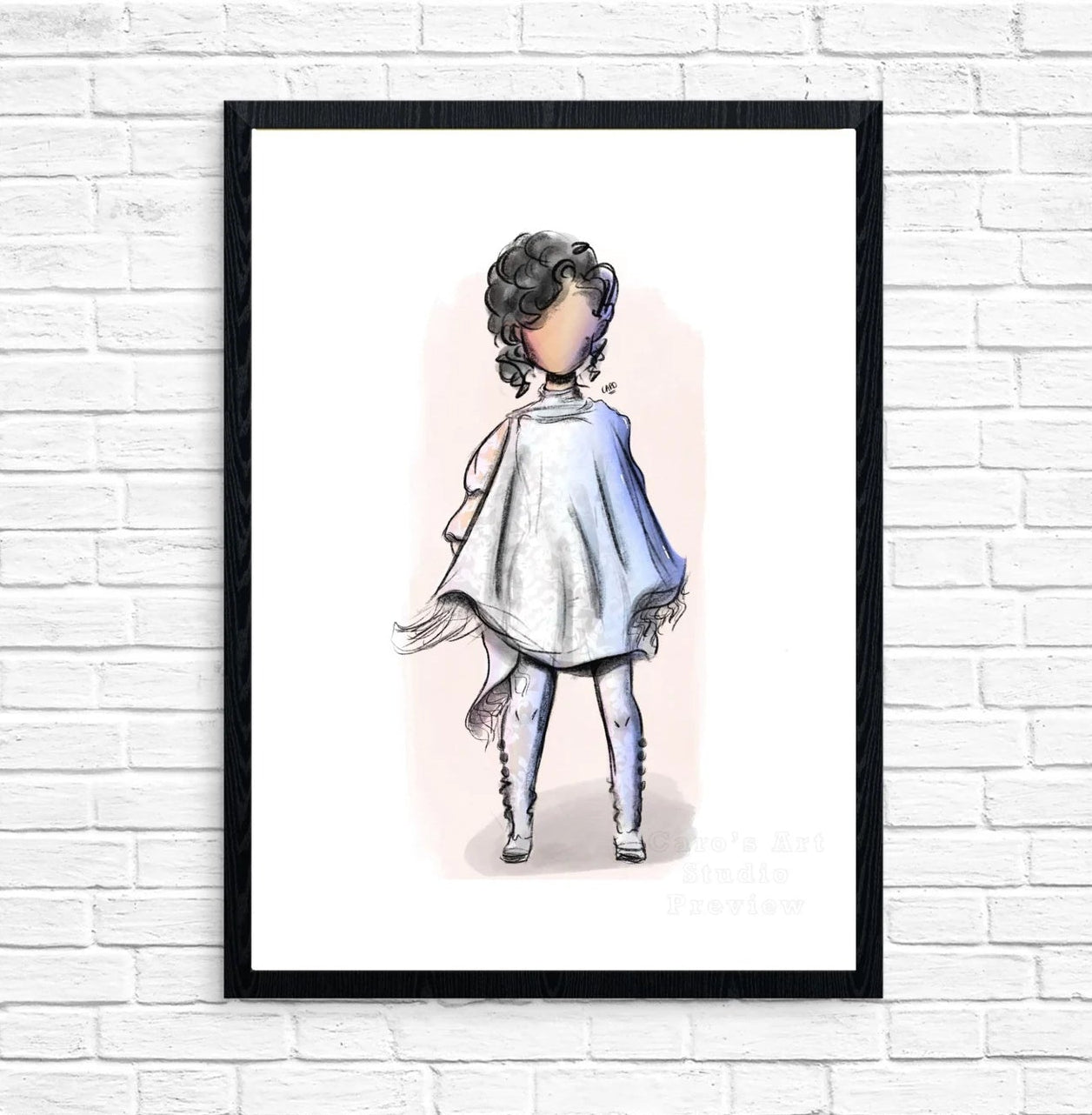 "I'm A Dove" Prince Inspired Art Print