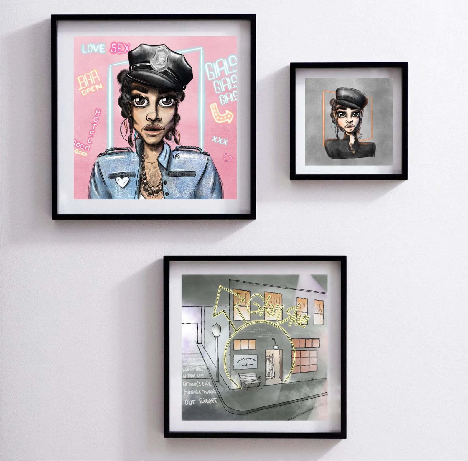 "Let's Do The Detroit Crawl" Prince Inspired Art Print