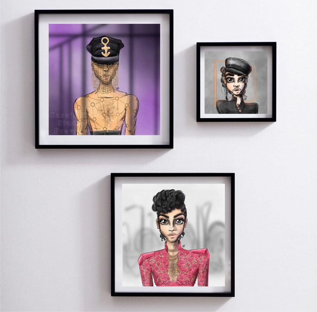 "I Am Violet" Prince Inspired Art Print