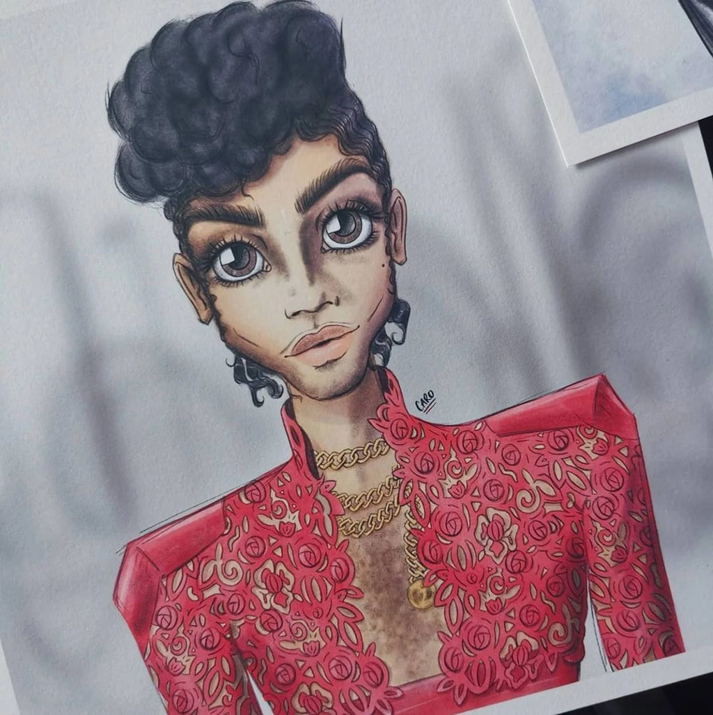 "Love Me 2 The.." Prince Inspired Art Print