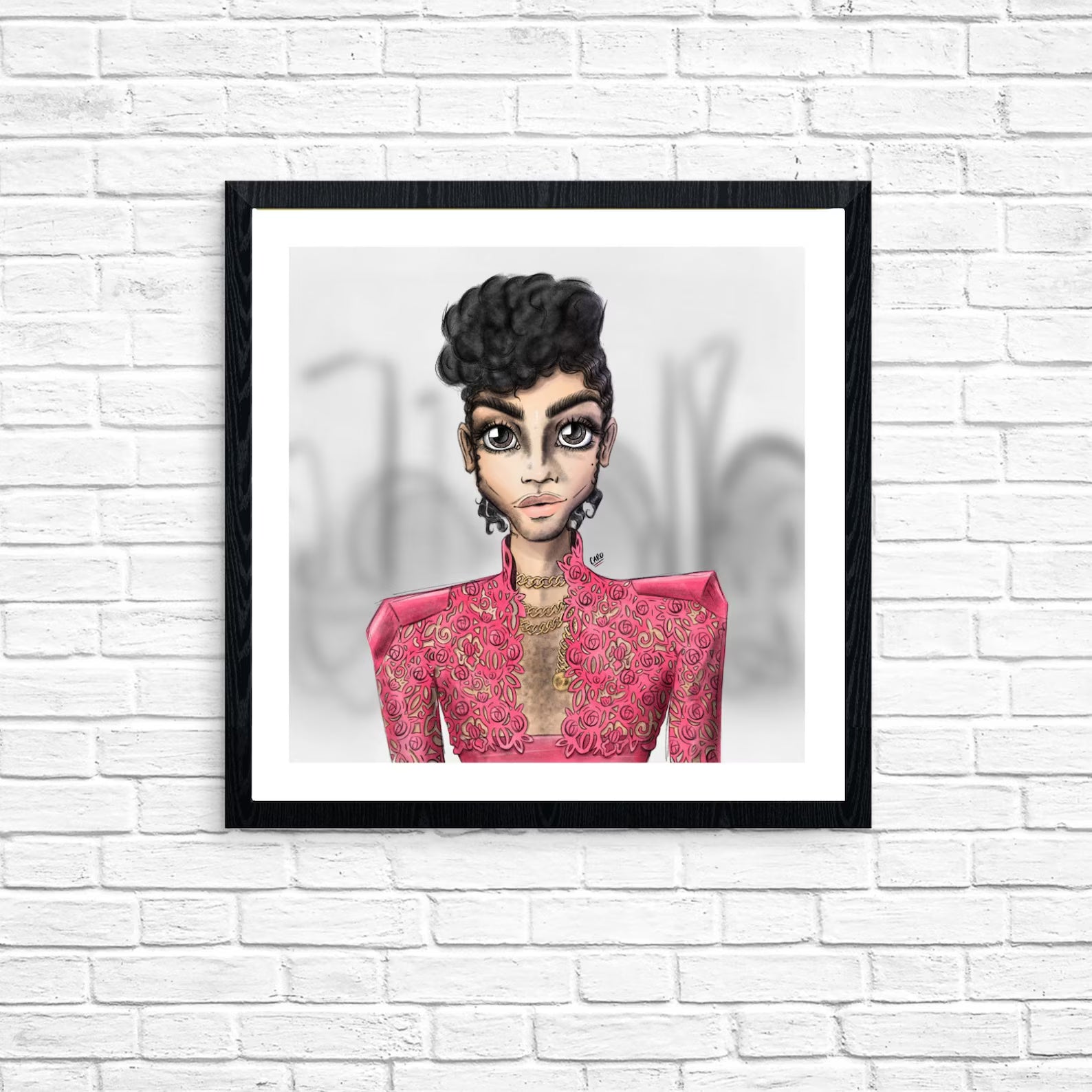 "Love Me 2 The.." Prince Inspired Art Print
