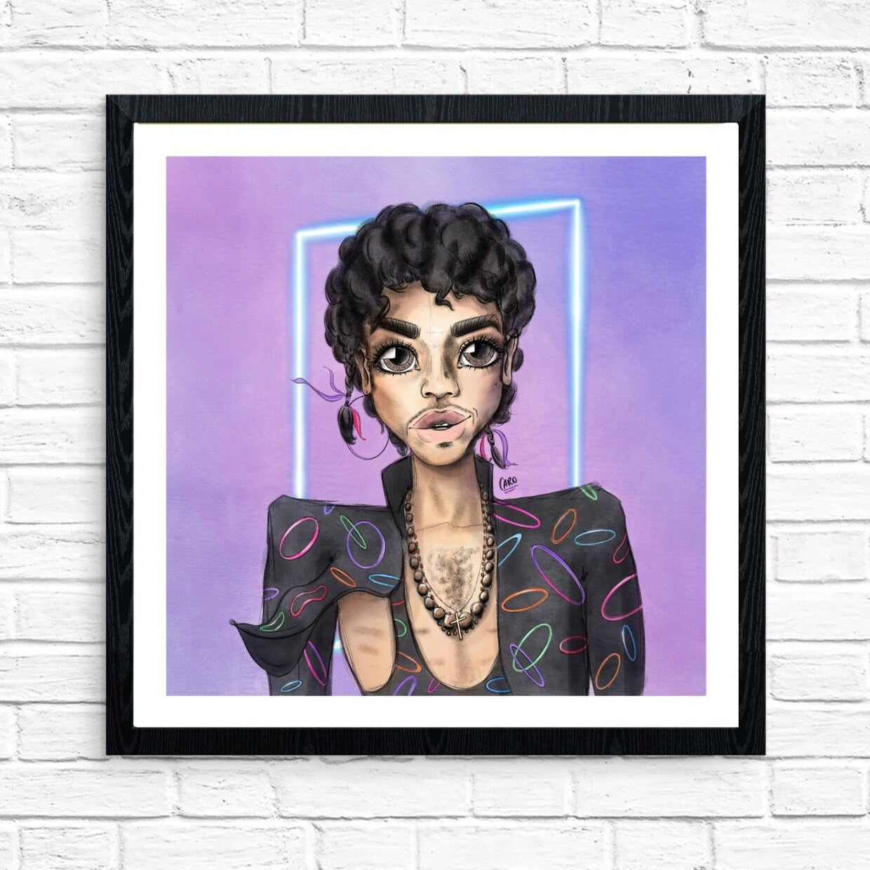 "What's Your Fantasy?" Prince Inspired Art Print