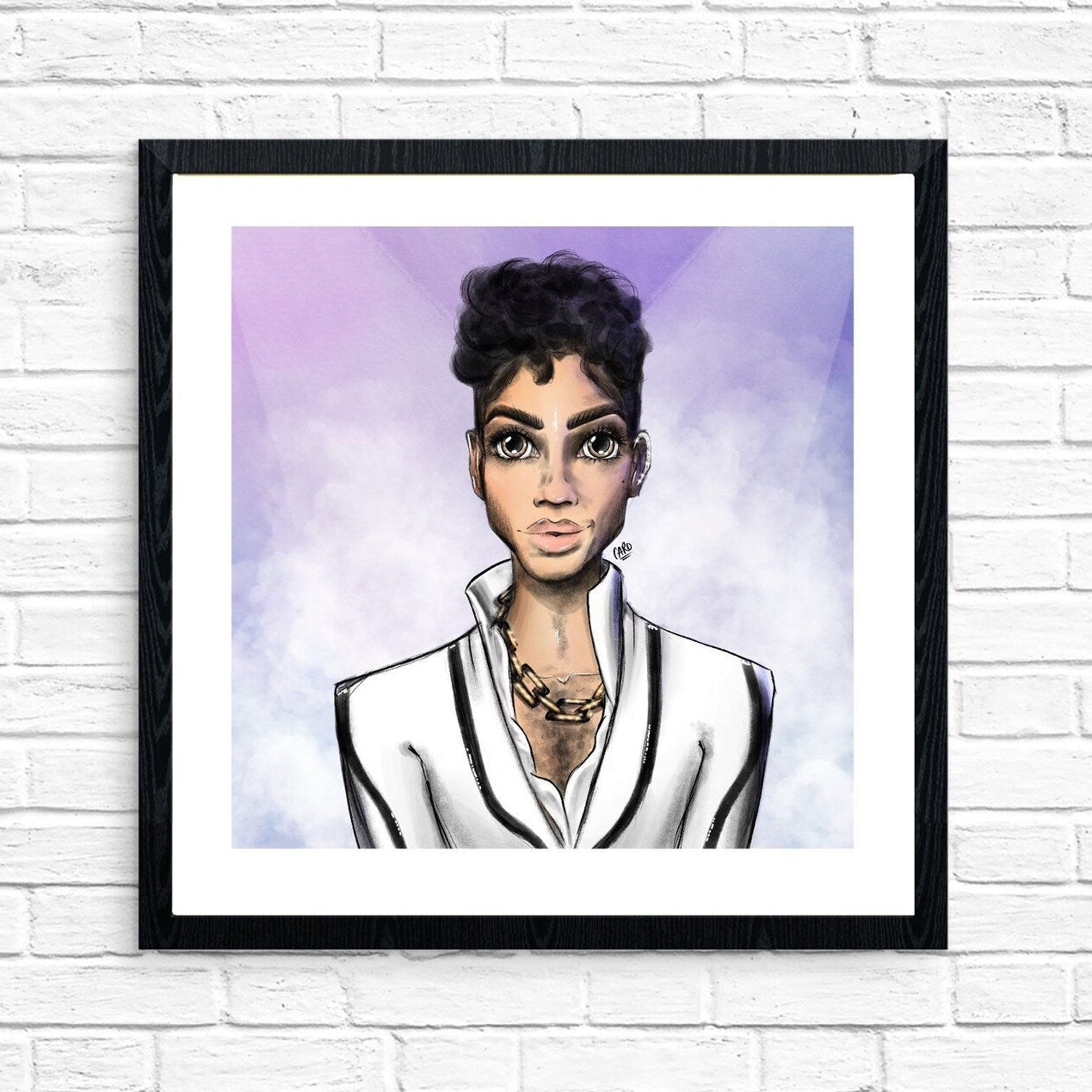 "W2A" Prince Inspired Art Print