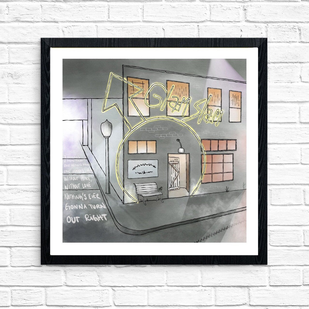 "It's Just Around The Corner" Prince Inspired Art Print
