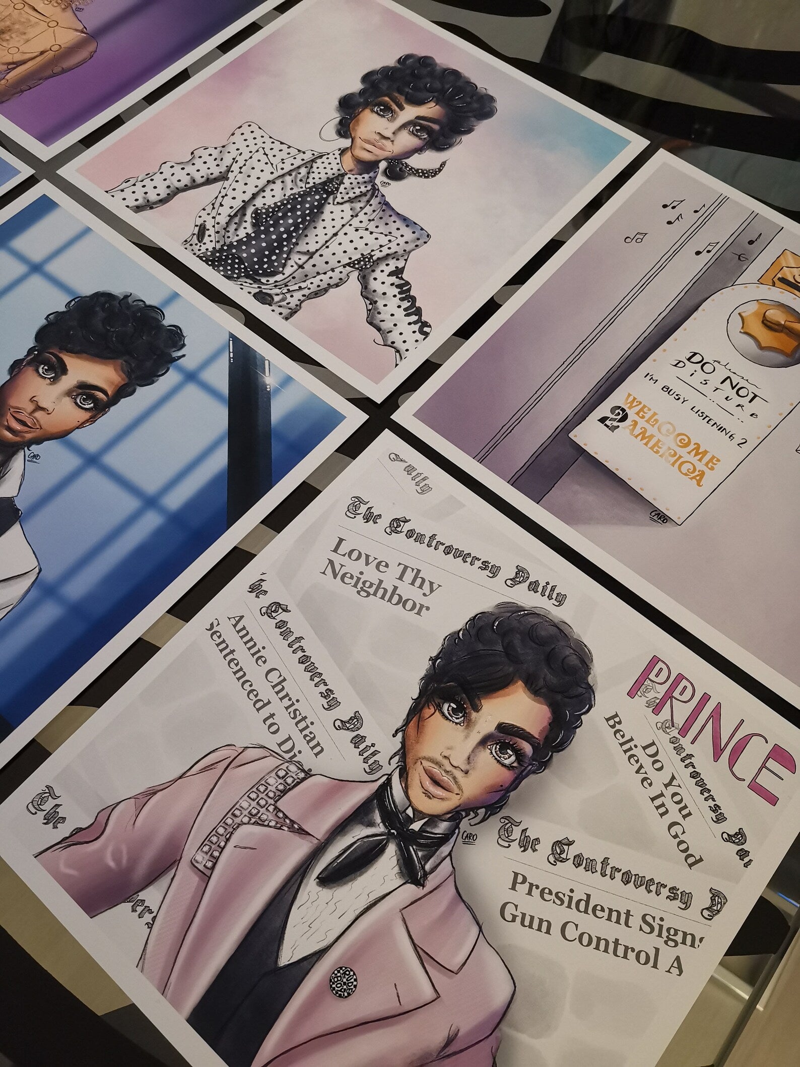 "Am I Straight Or Gay?" Prince Inspired Art Print