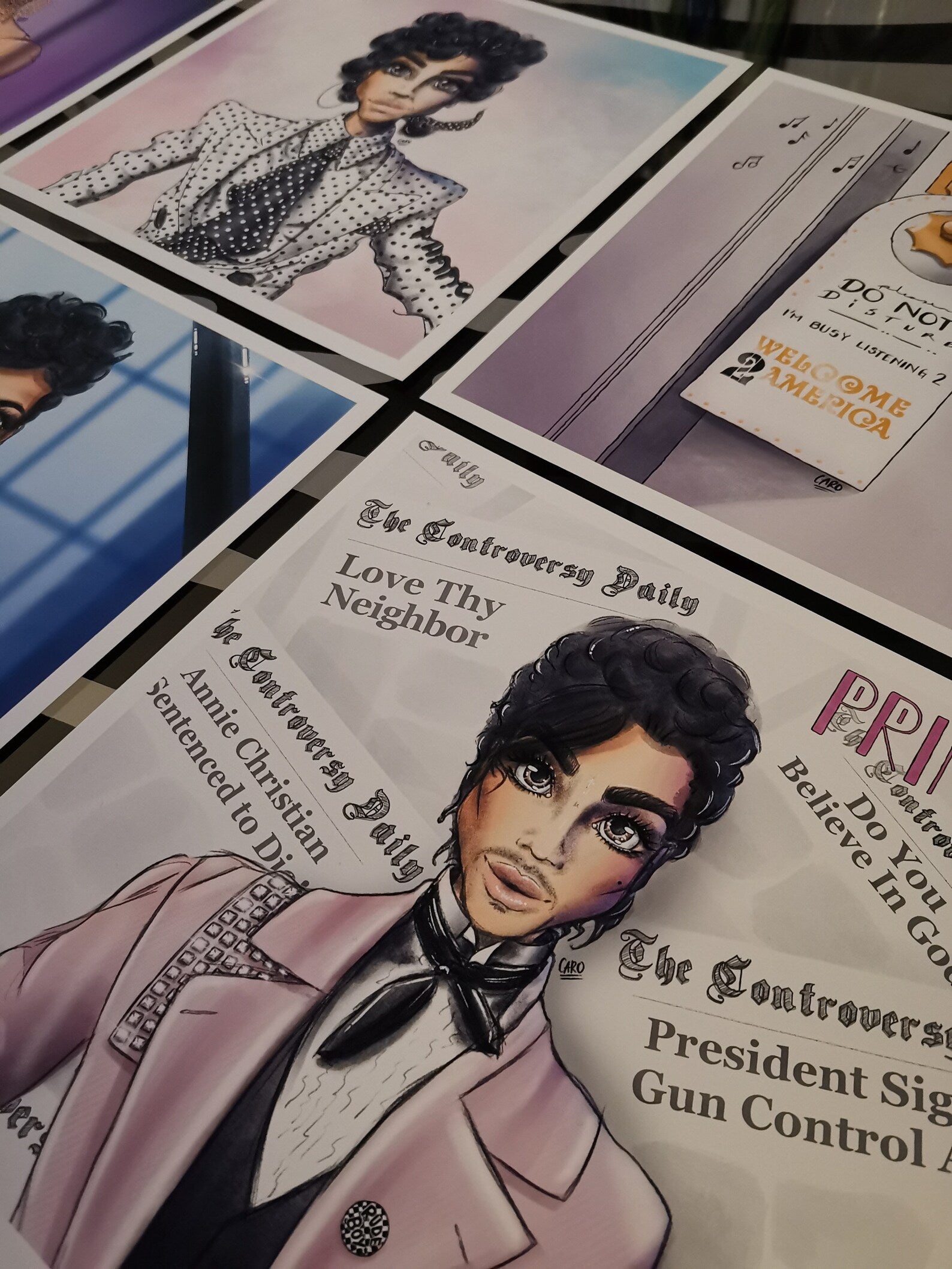 "Am I Straight Or Gay?" Prince Inspired Art Print