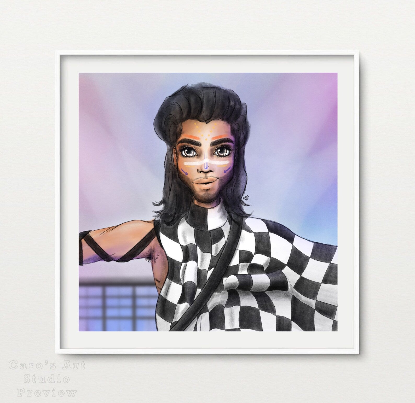 "Just Around The Corner.." Prince Inspired Art Print