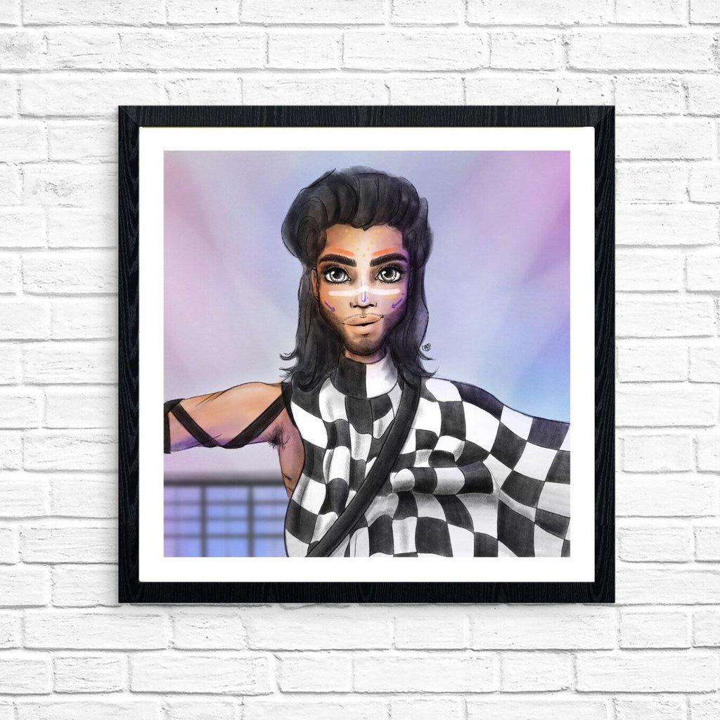"Just Around The Corner.." Prince Inspired Art Print