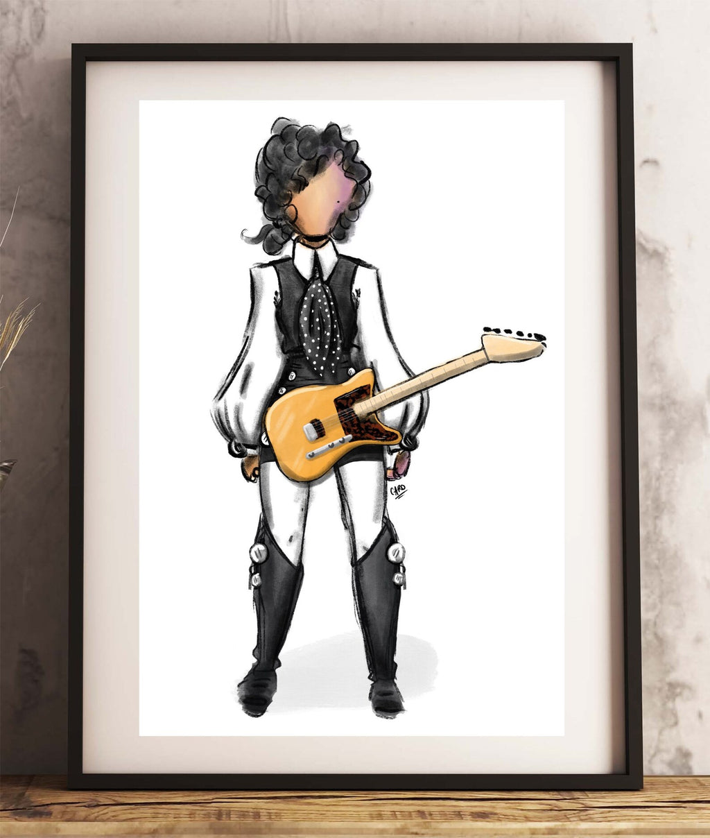 "LoveSexy Hohner" Prince Inspired Art Print