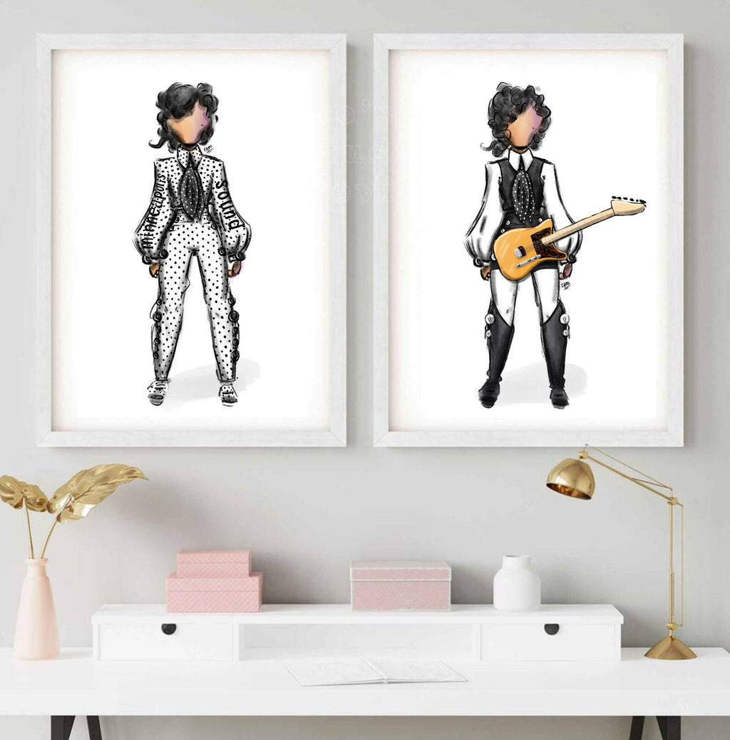 "LoveSexy Hohner" Prince Inspired Art Print