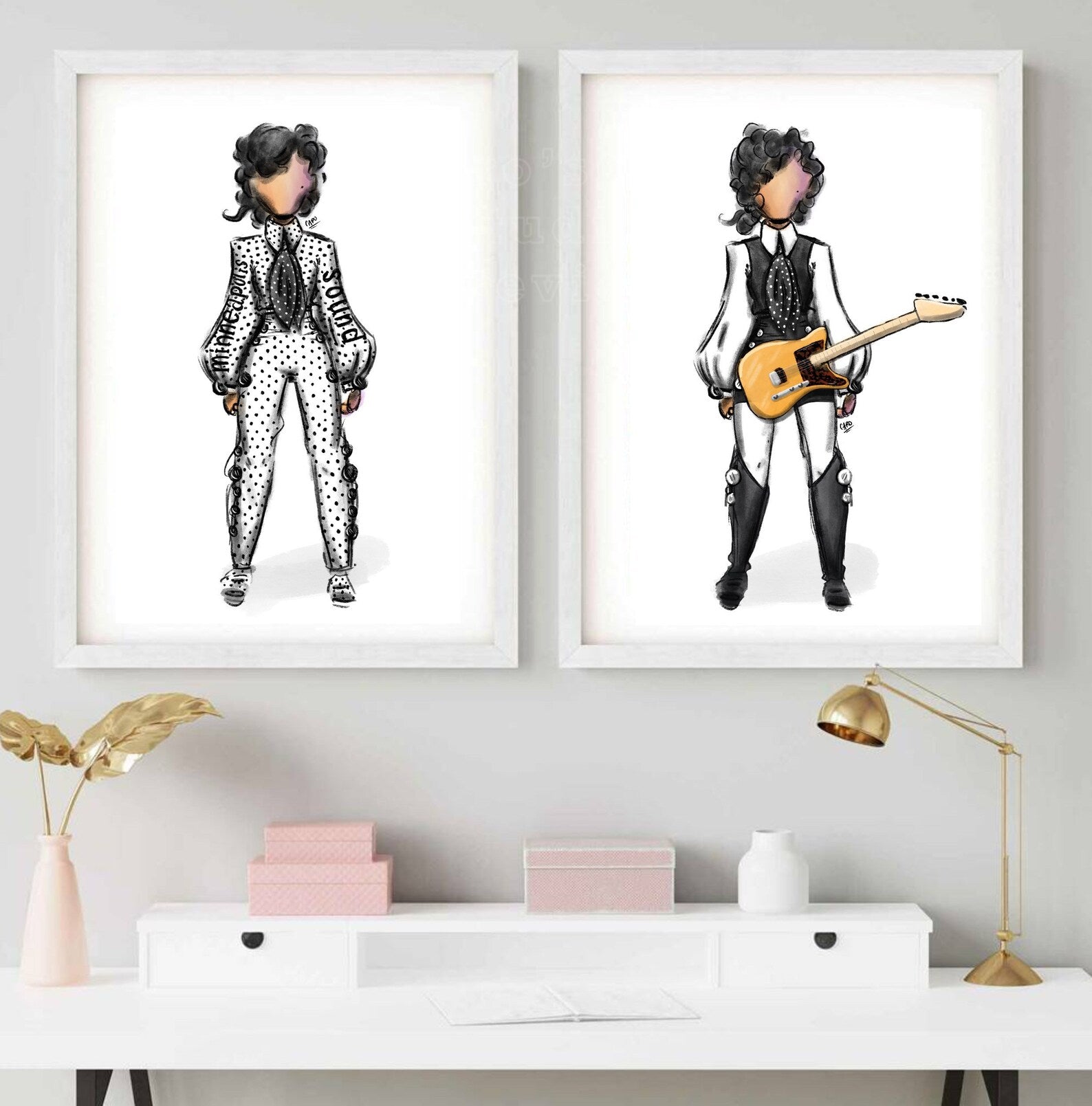 "LoveSexy Hohner" Prince Inspired Art Print