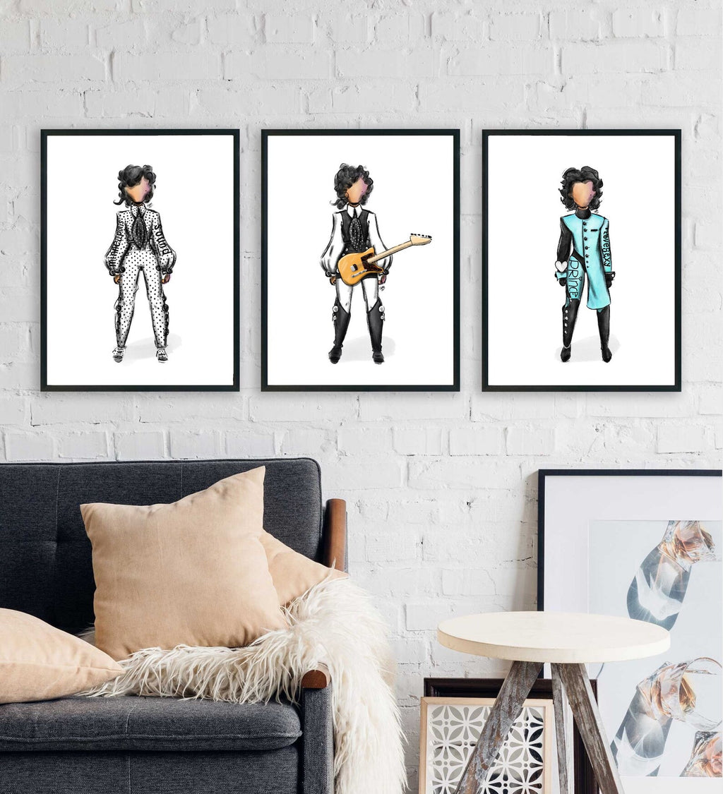 "LoveSexy Coat" Prince Inspired Art Print